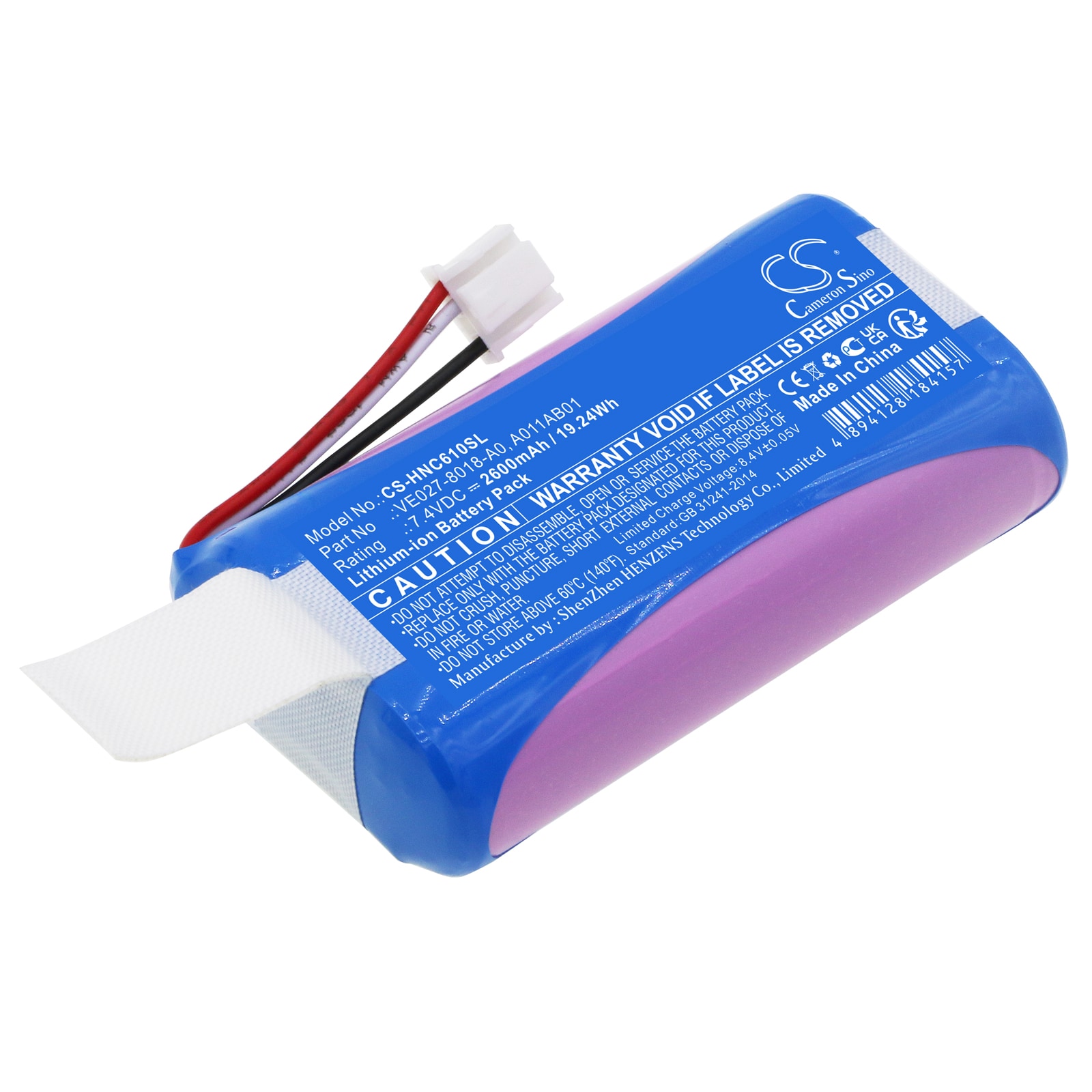 Batteri til tablet til Intermec CV61, CV61A, 1011CM01