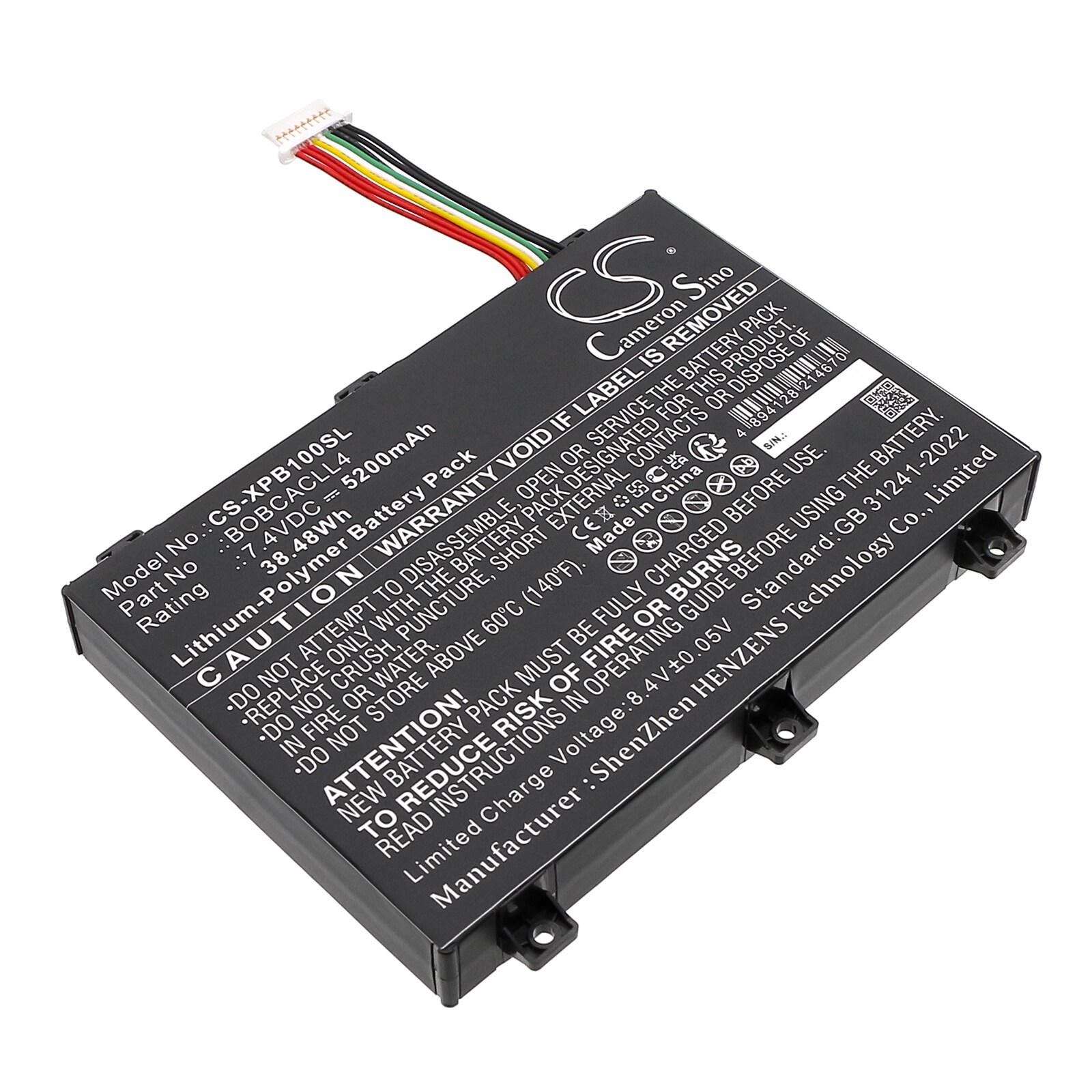 Batteri til tablet til Xplore Bobcat Rugged IX101B1 Tablet, XSlate B10 og andre.