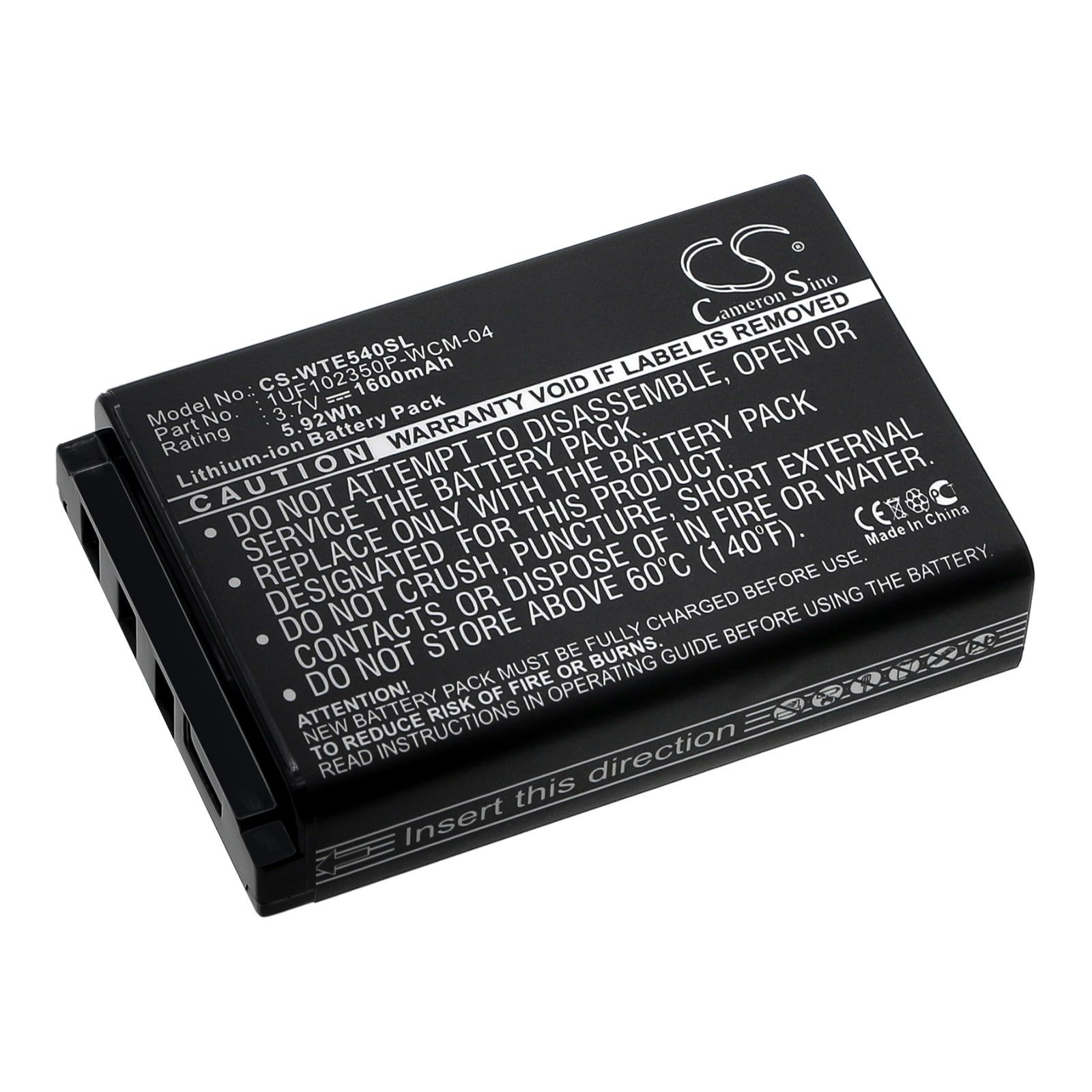 Batteri til tablet til Wacom Intuos4 wireless, PTK-540WL, PTK-540WL-EN