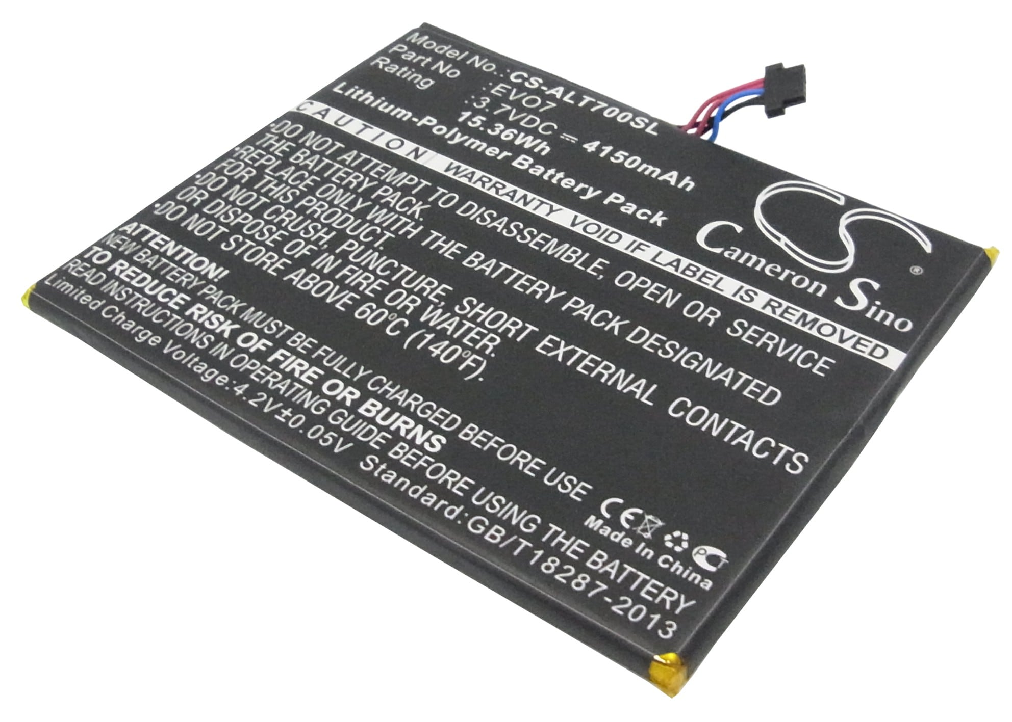 Batteri til tablet til Alcatel One Touch EVO 7, T70-2AALDE1, OT-T70