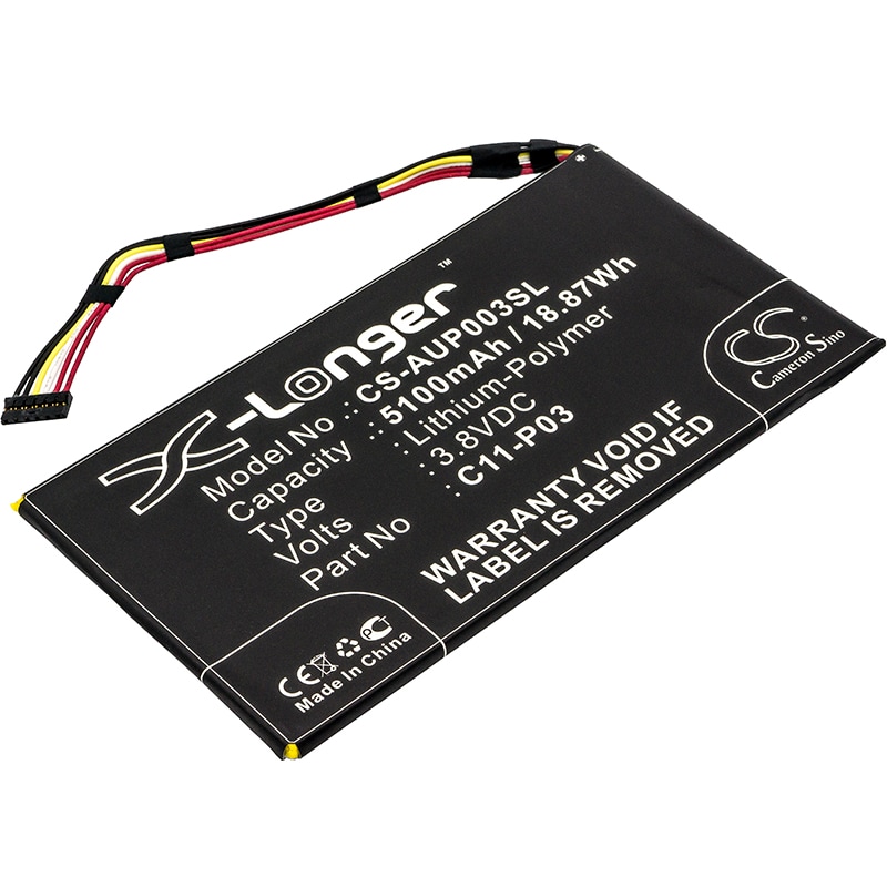 Batteri til tablet til Asus Padfone 2 Tablet, Padfone 2 (A68) Tablet
