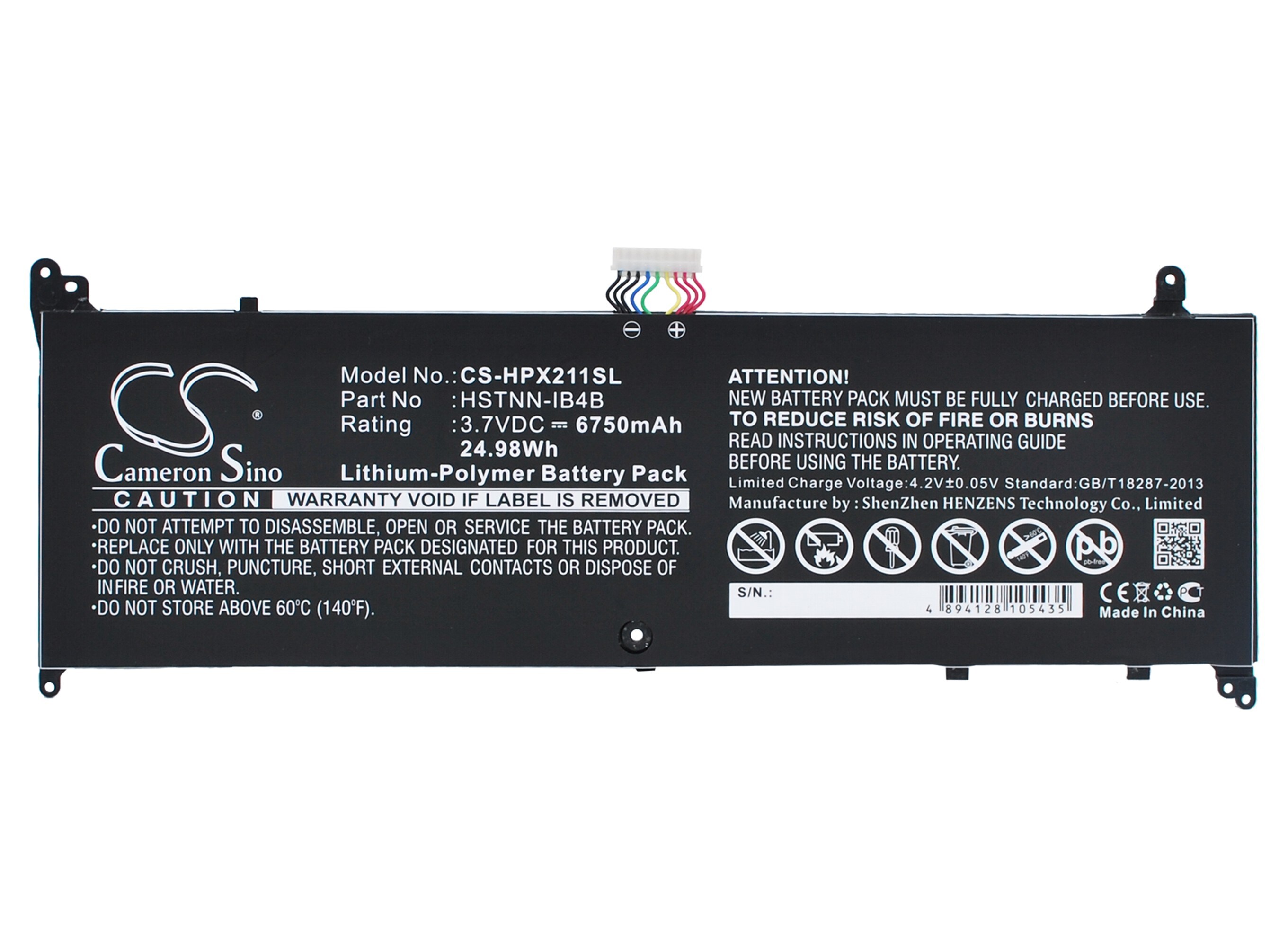 Tabletbatteri til HP Envy X2 11, TPN-104, 11-G012NR og andre.