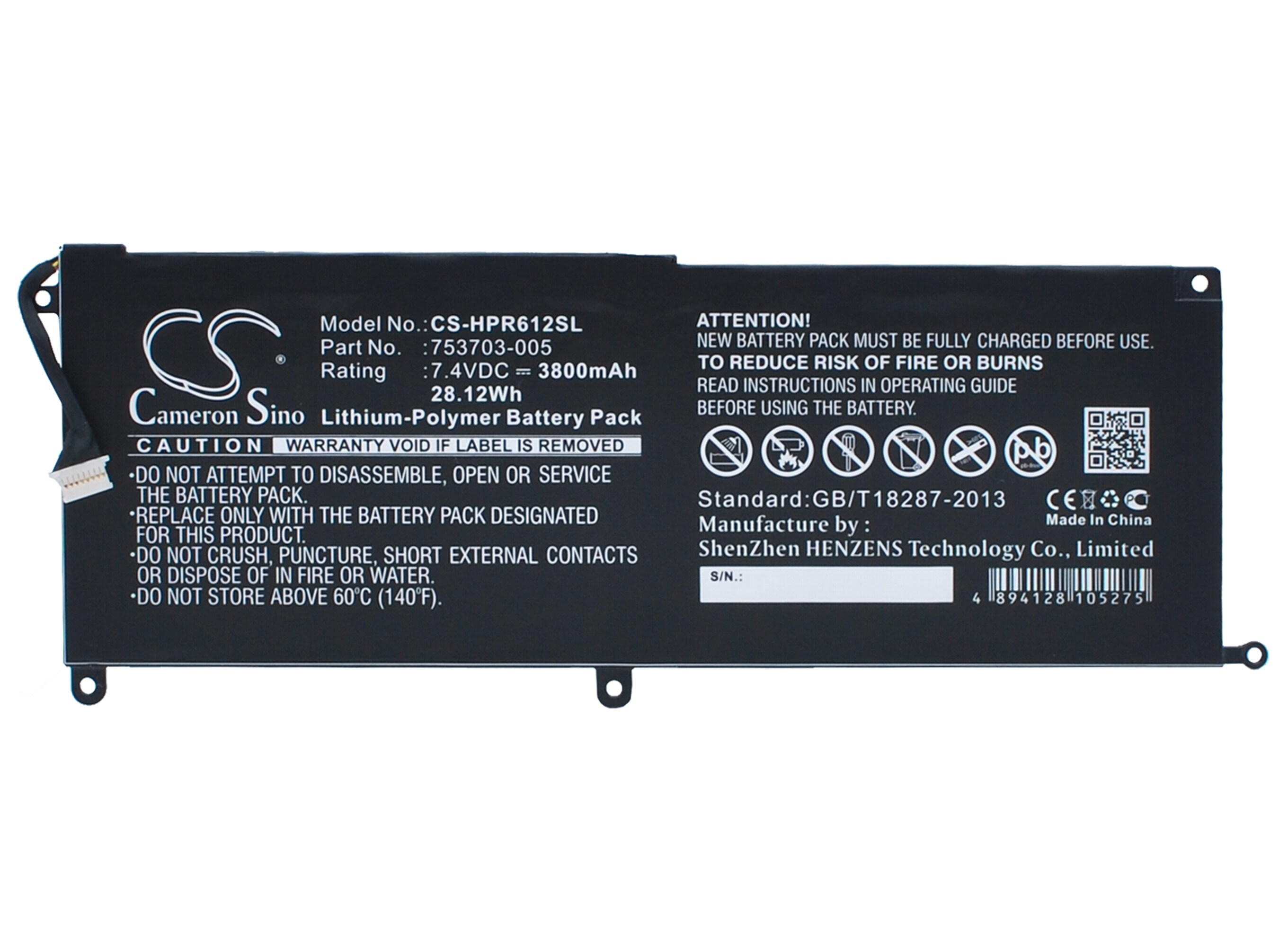 Tabletbatteri til HP Pro x2 612 G1, Pro Tablet x2 612 G1 (F1P93EA) og andre.
