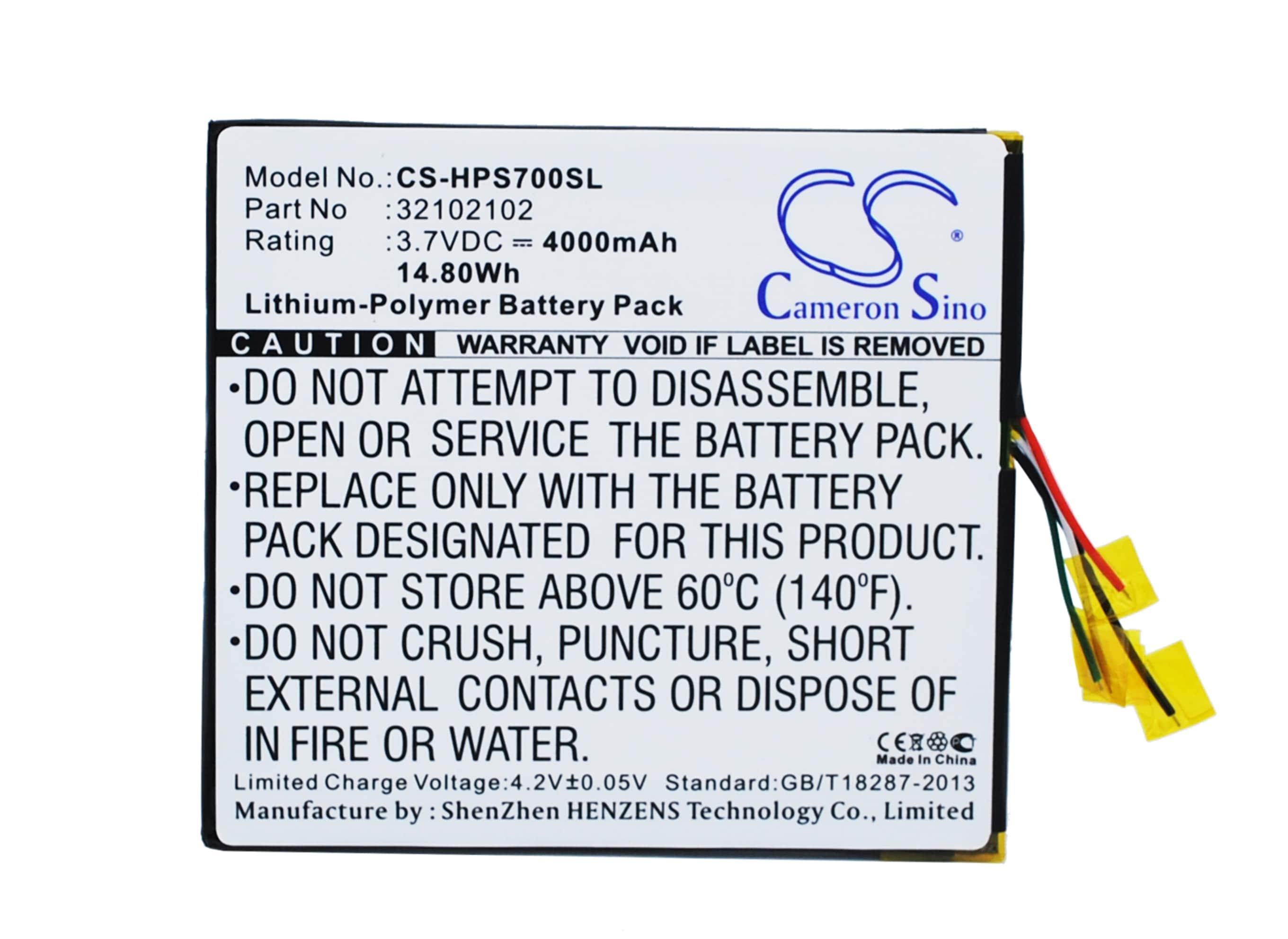 Batteri til tablet til HP Slate 7 Extreme