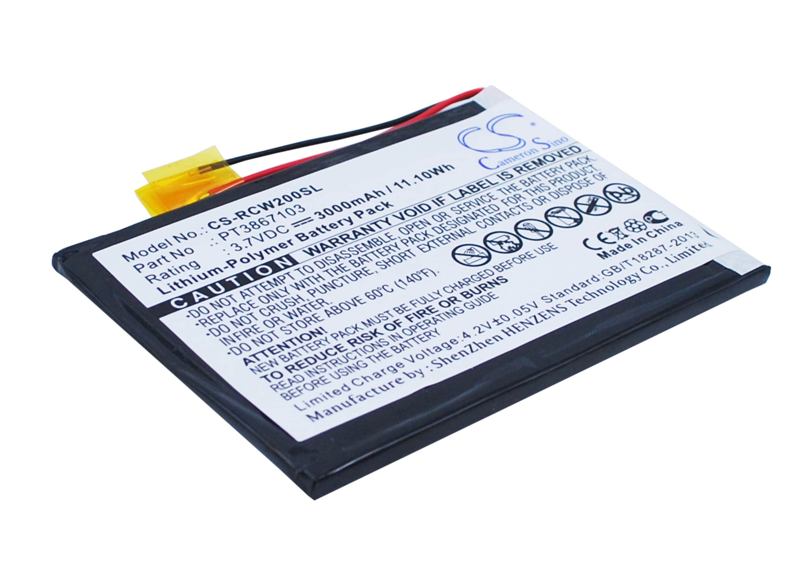 Batteri til tablet til RCA RCT6077W2