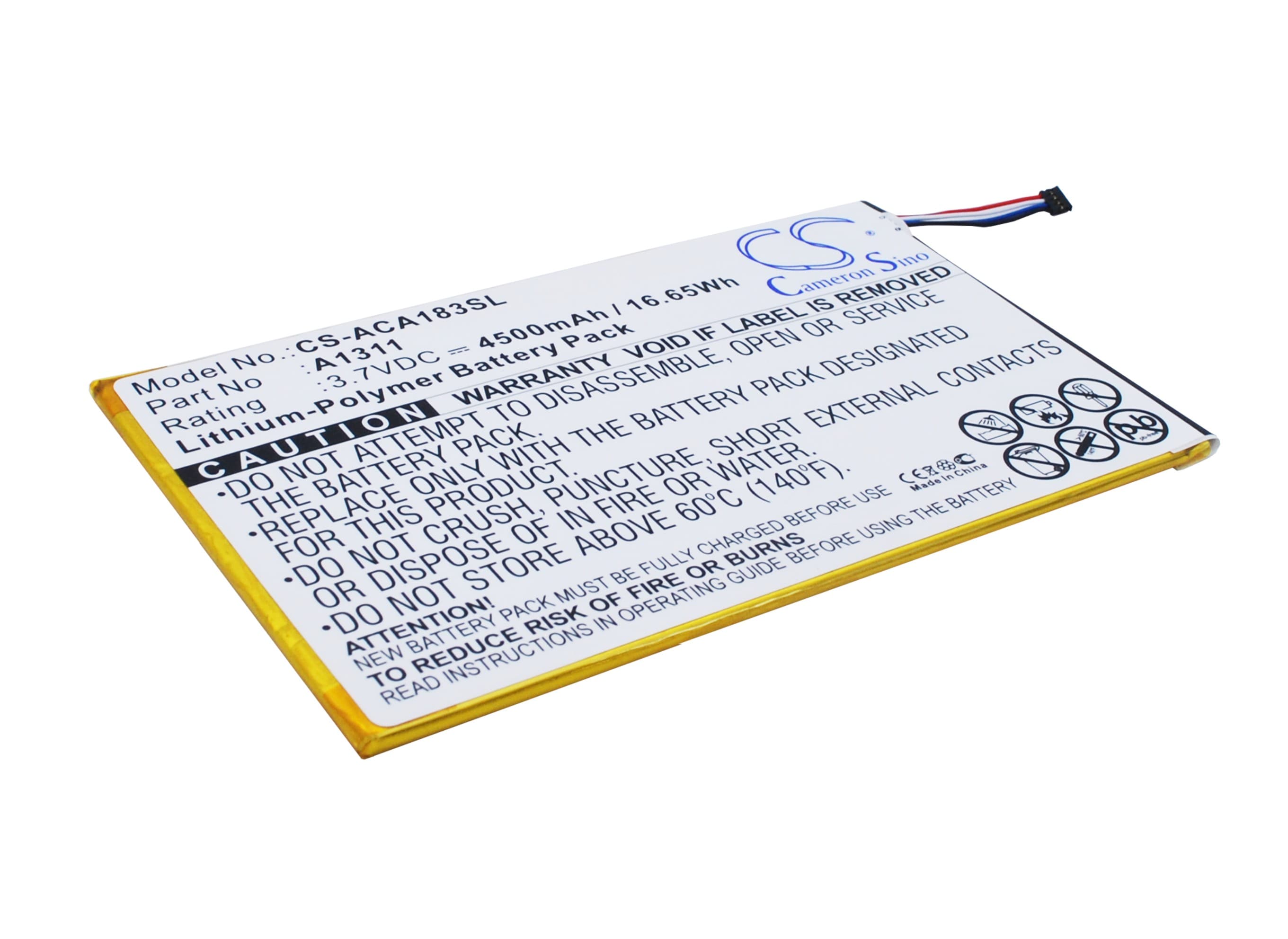 Tabletbatteri til Acer Iconia Tab 8, A1-830, A1-830-2Csw-L16T og andre.