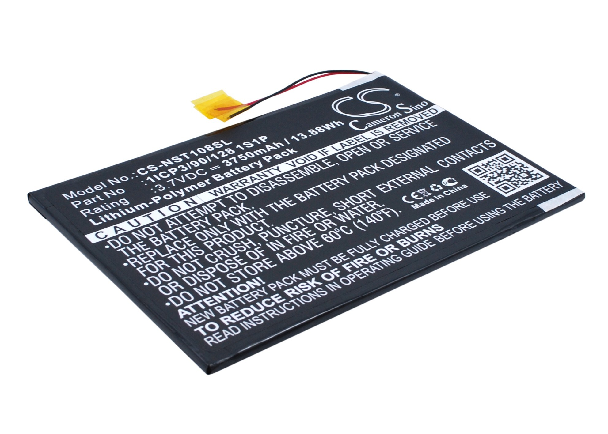 Batteri til tablet til Nuvision Nuvision 10.1", TM1088C