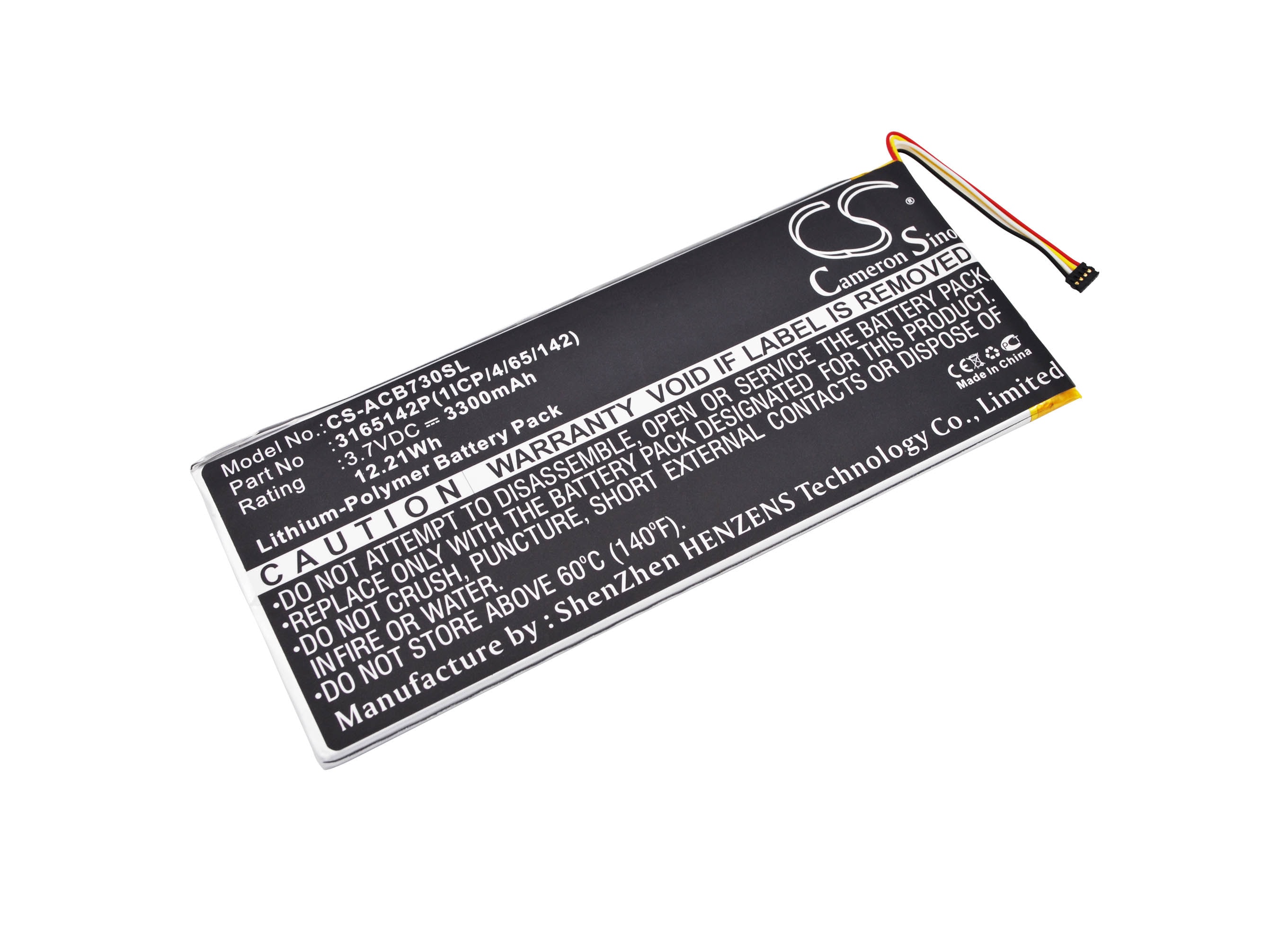 Tabletbatteri til Acer Iconia One 7 B1-730, Iconia One 7 B1-730HD og andre.