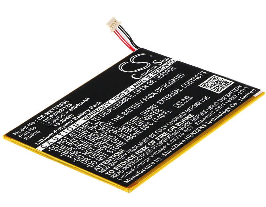 Batteri til tablet til Nextbook NX785QC8G, NX785QC16G