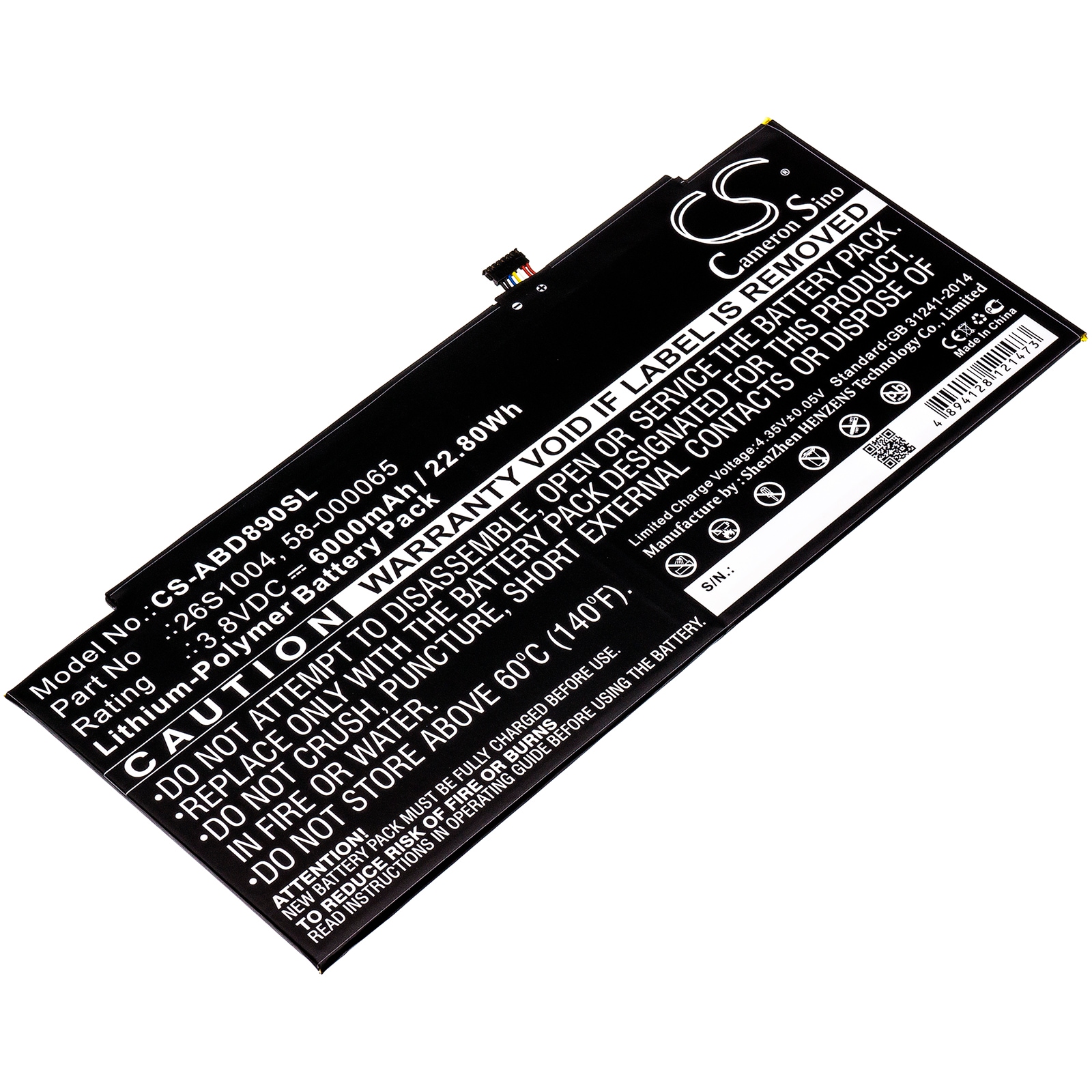 Batteri til tablet til Amazon Kindle Fire HDX 8.9, GU045RW, Kindle Fire HDX 8.9 3rd og andre.