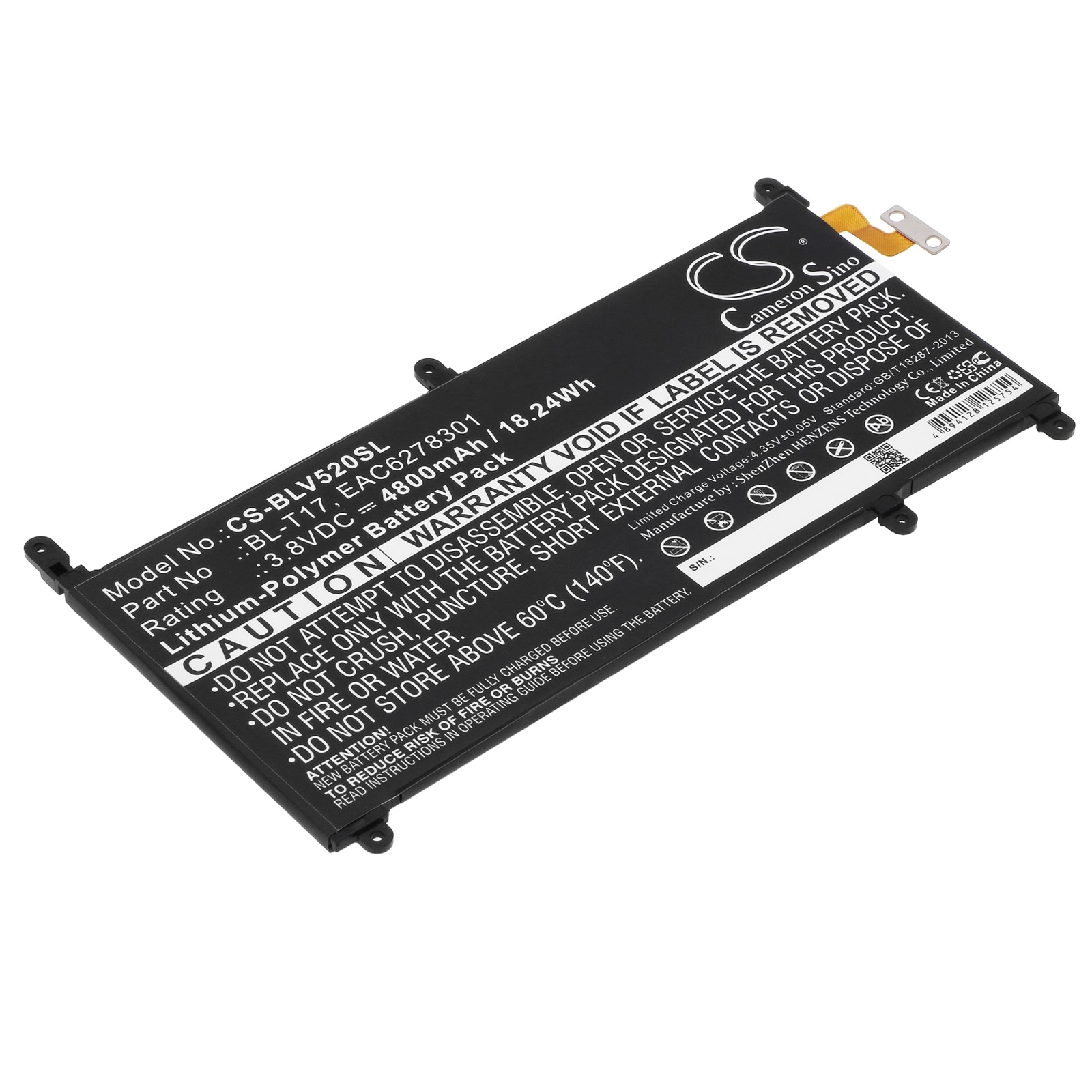 Batteri til tablet til LG G Pad X 8.3, VK815, G Pad III 8.0