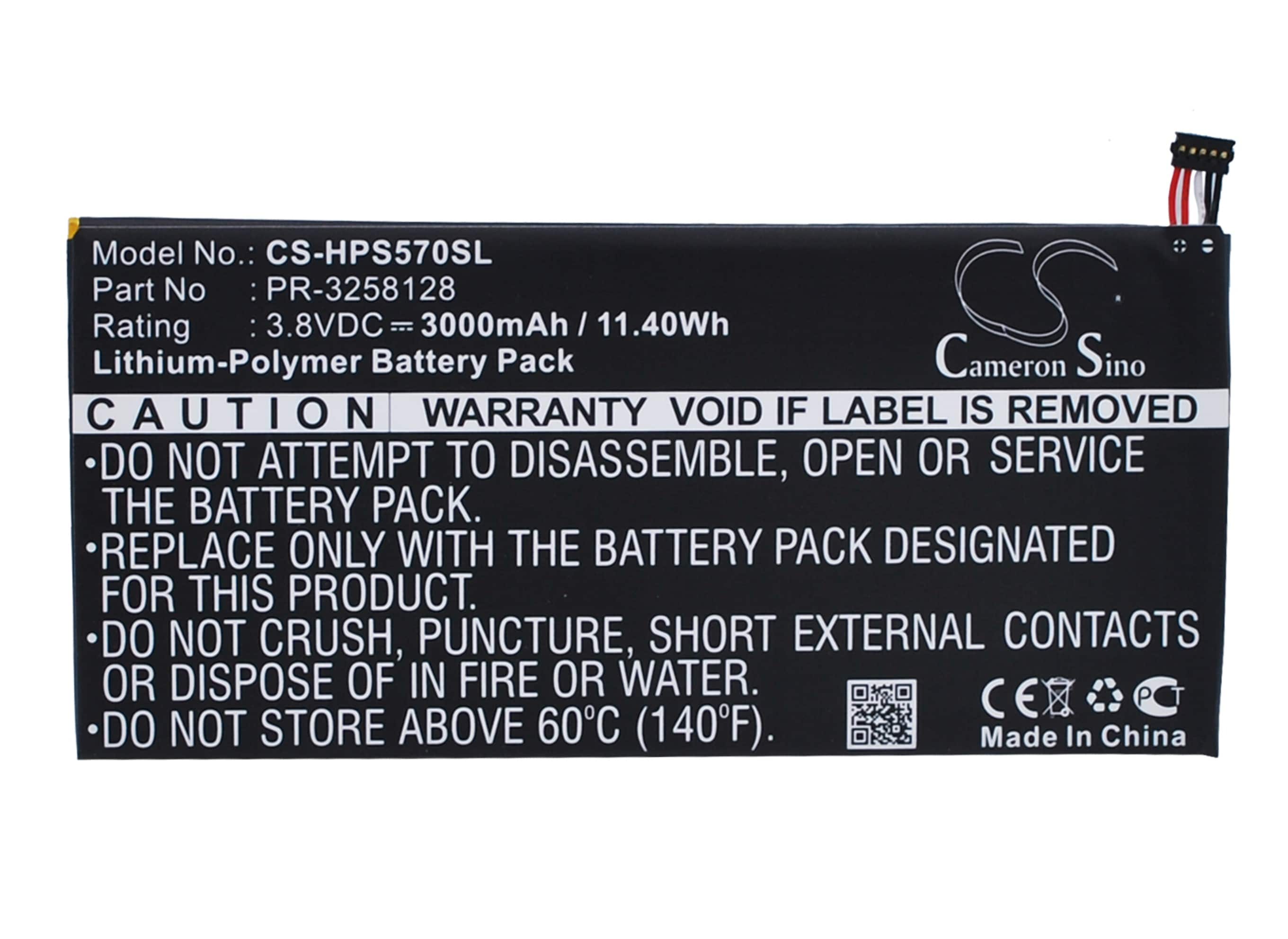 Batteri til tablet til HP Stream 7 5700, Stream 7 5700ng, Stream 7 5709