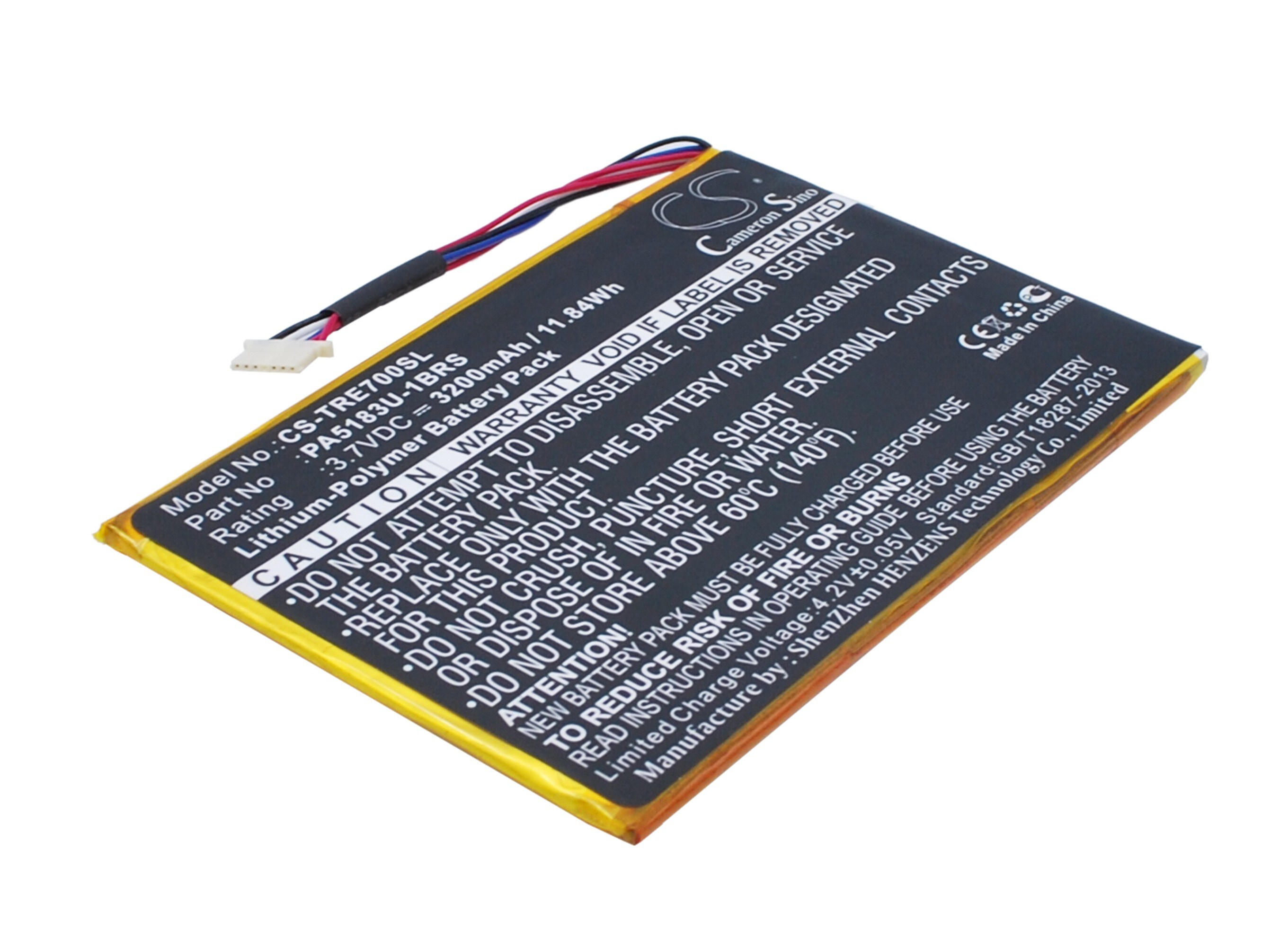 Batteri til tablet til Toshiba Excite Go Mini 7, AT7-C8, AT7-B og andre.