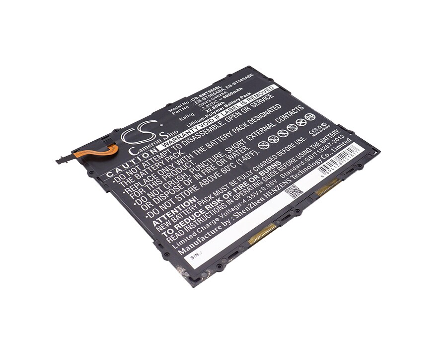 Batteri til tablet til Samsung SM-T580, SM-T585, Galaxy Tab A 10.1 2016 WiFi og andre.