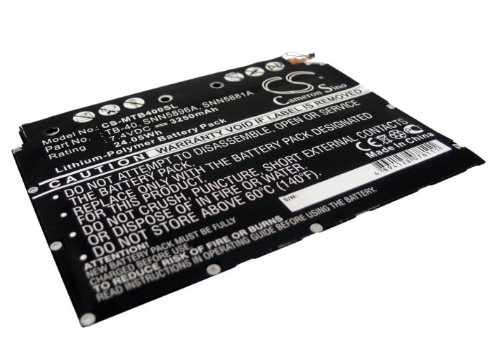 Batteri til tablet til Motorola Xoom, MZ604, XOOM MZ600 og andre.