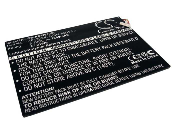 Tabletbatteri til Acer Iconia Tab W510, Iconia Tab P3-171 og andre.