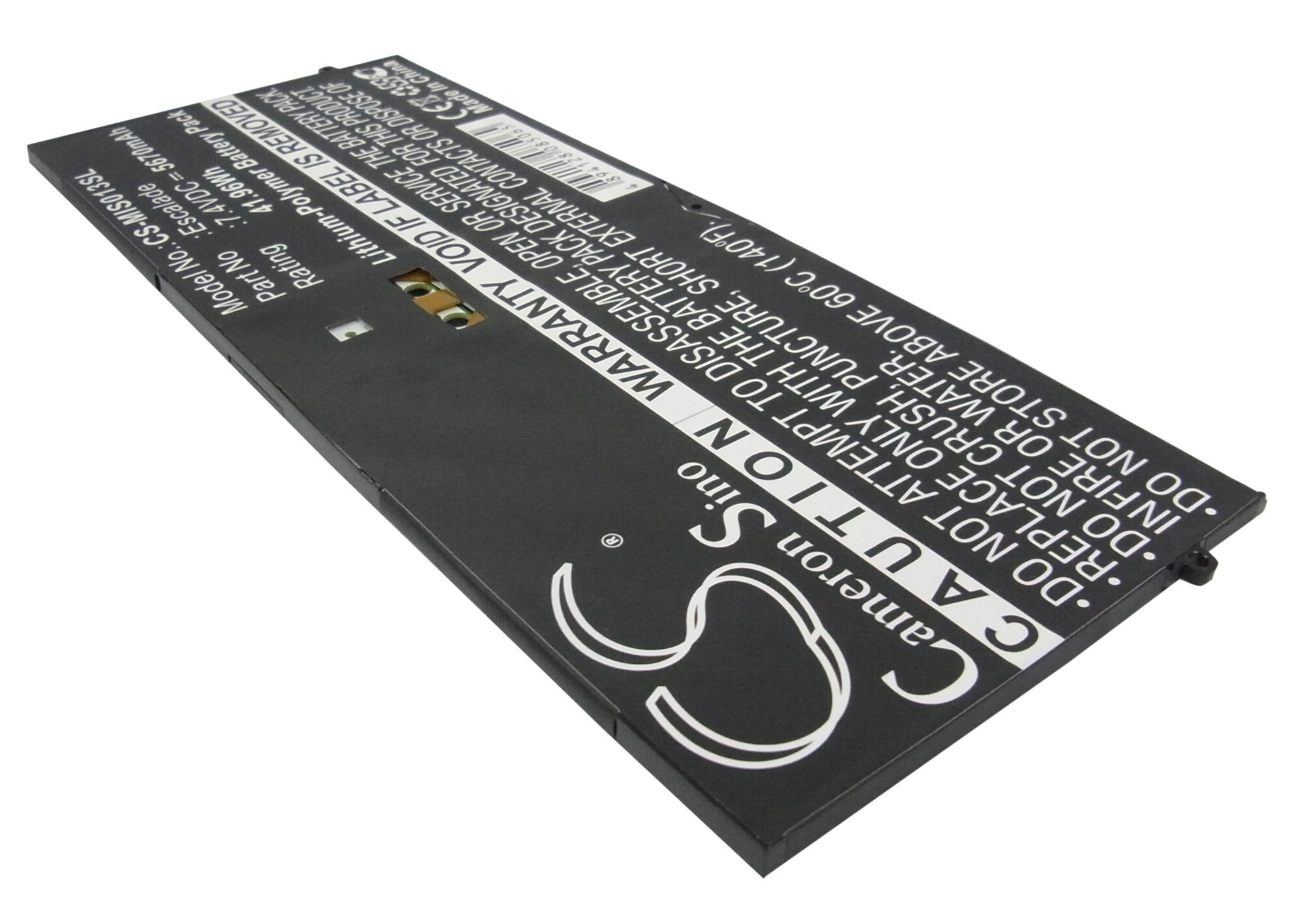 Batteri til tablet til Microsoft Surface Pro, 9SR-00013, Surface Pro 64GB og andre.