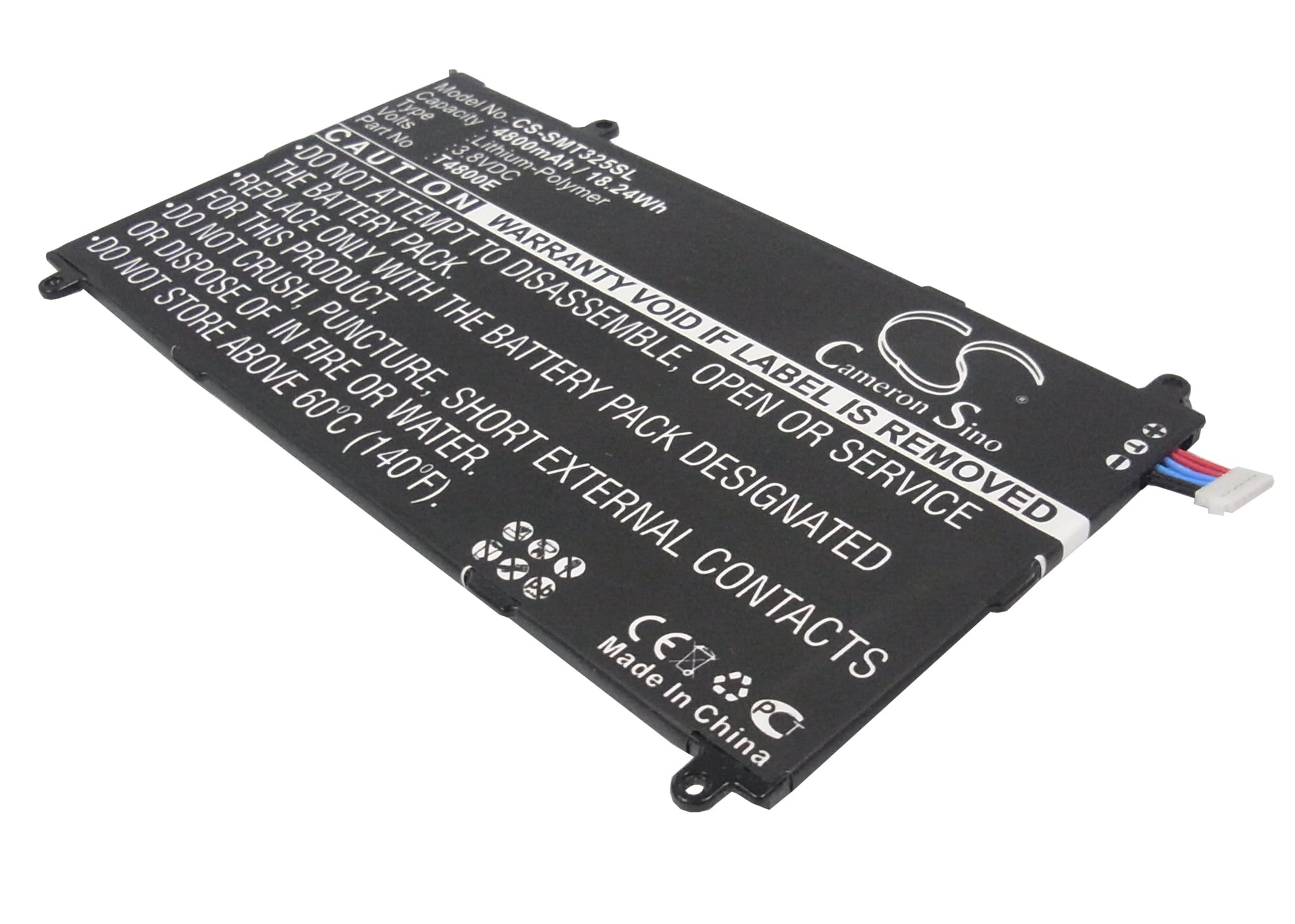 Batteri til tablet til Samsung SM-T325, SM-T327A, Galaxy TabPRO 8.4 og andre.