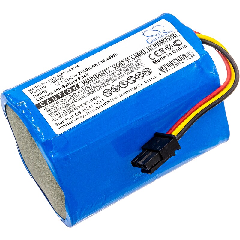 Batteri til støvsuger til Liectroux DH860, Q7000, Q8000 osv.