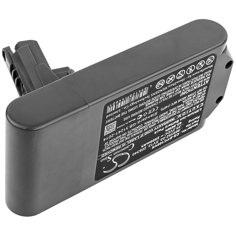 Batteri til støvsuger til Dyson V10, Cyclone V10, V10 Cyclone-serien osv.