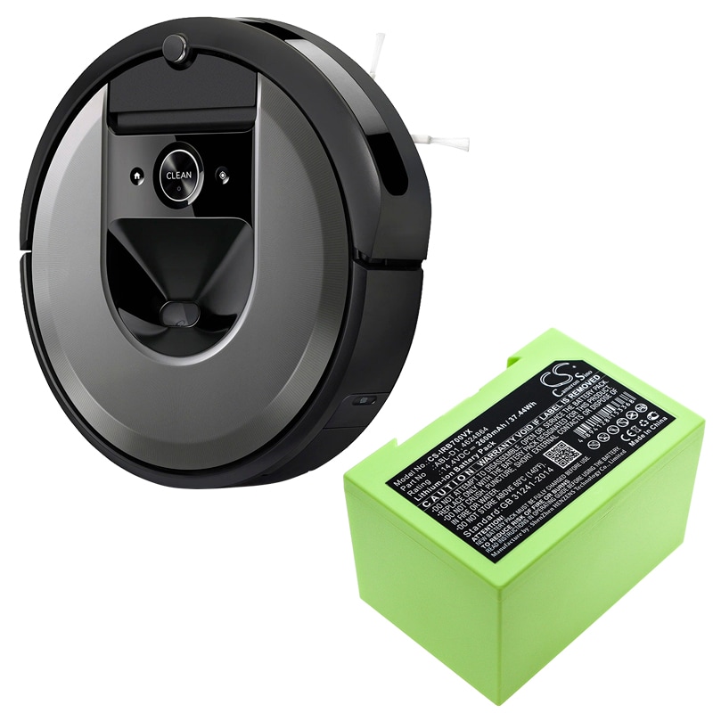 Batteri til støvsuger til iRobot Roomba i7, Roomba i7+, Roomba e5 og andre.