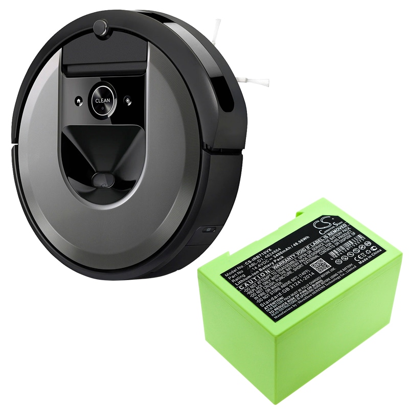 Batteri til støvsuger til iRobot Roomba i7, Roomba i7+, Roomba e5 og andre.