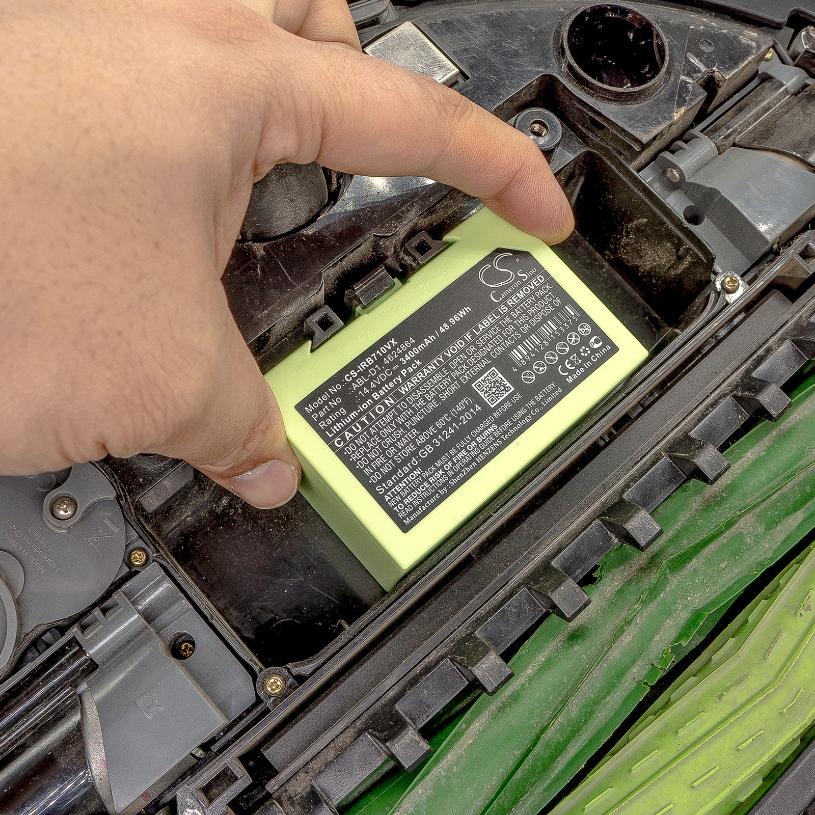 Batteri til støvsuger til iRobot Roomba i7, Roomba i7+, Roomba e5 og andre.