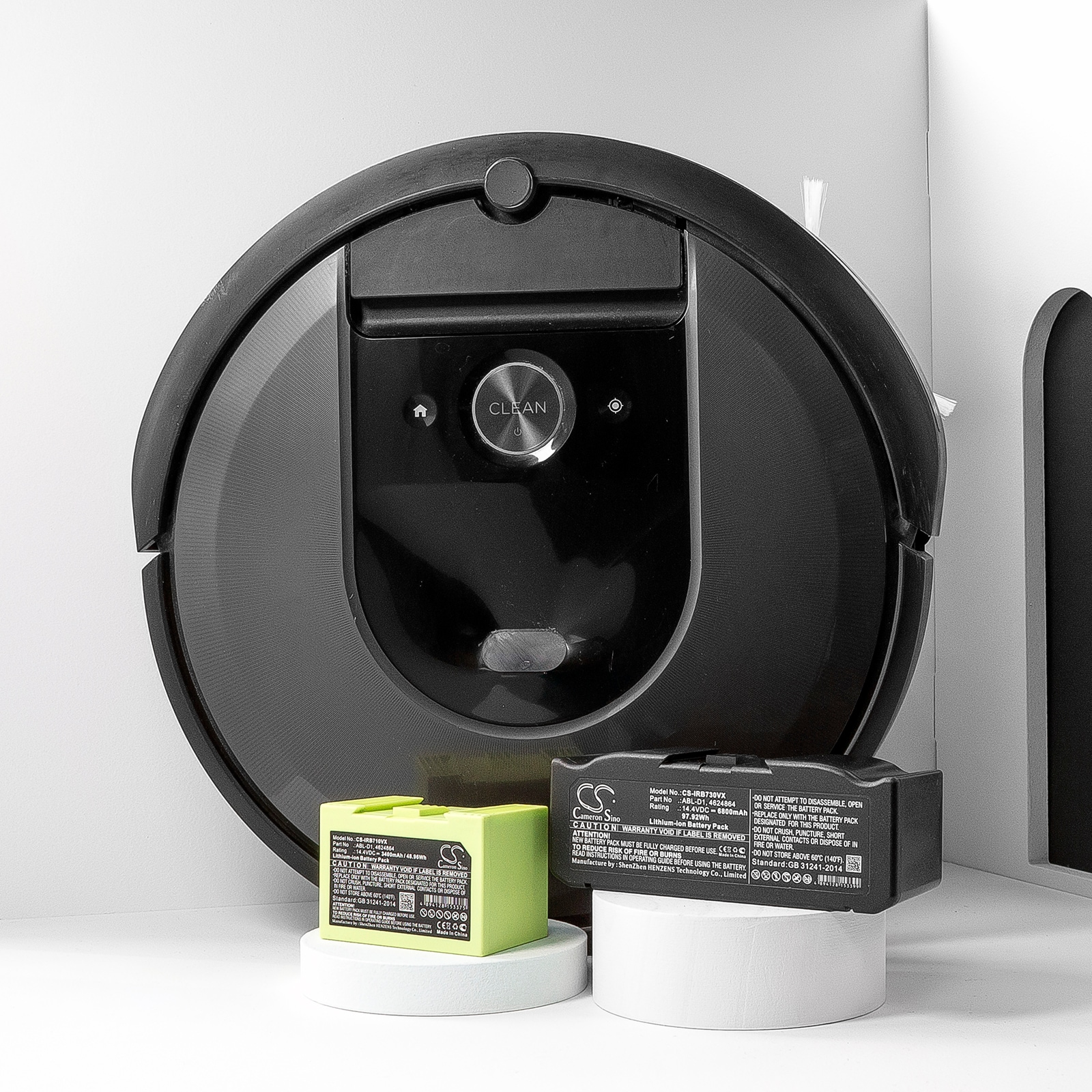 Batteri til støvsuger til iRobot Roomba i7, Roomba i7+, Roomba e5 og andre.