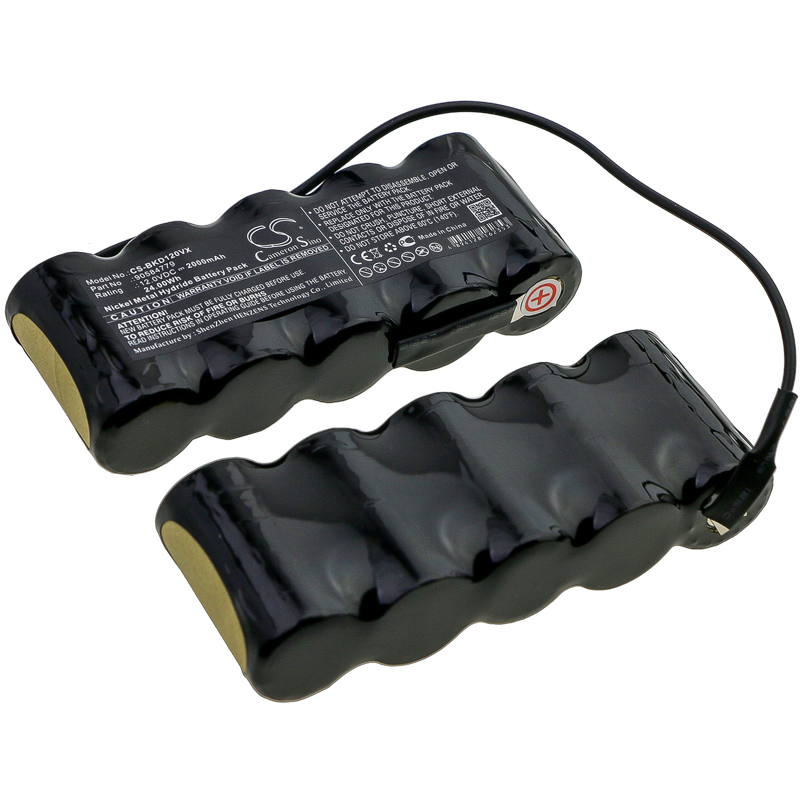 Batteri til støvsuger til Black&Decker Z-PD1200, PD1200 H1, Flexi PD1080 H2 osv.