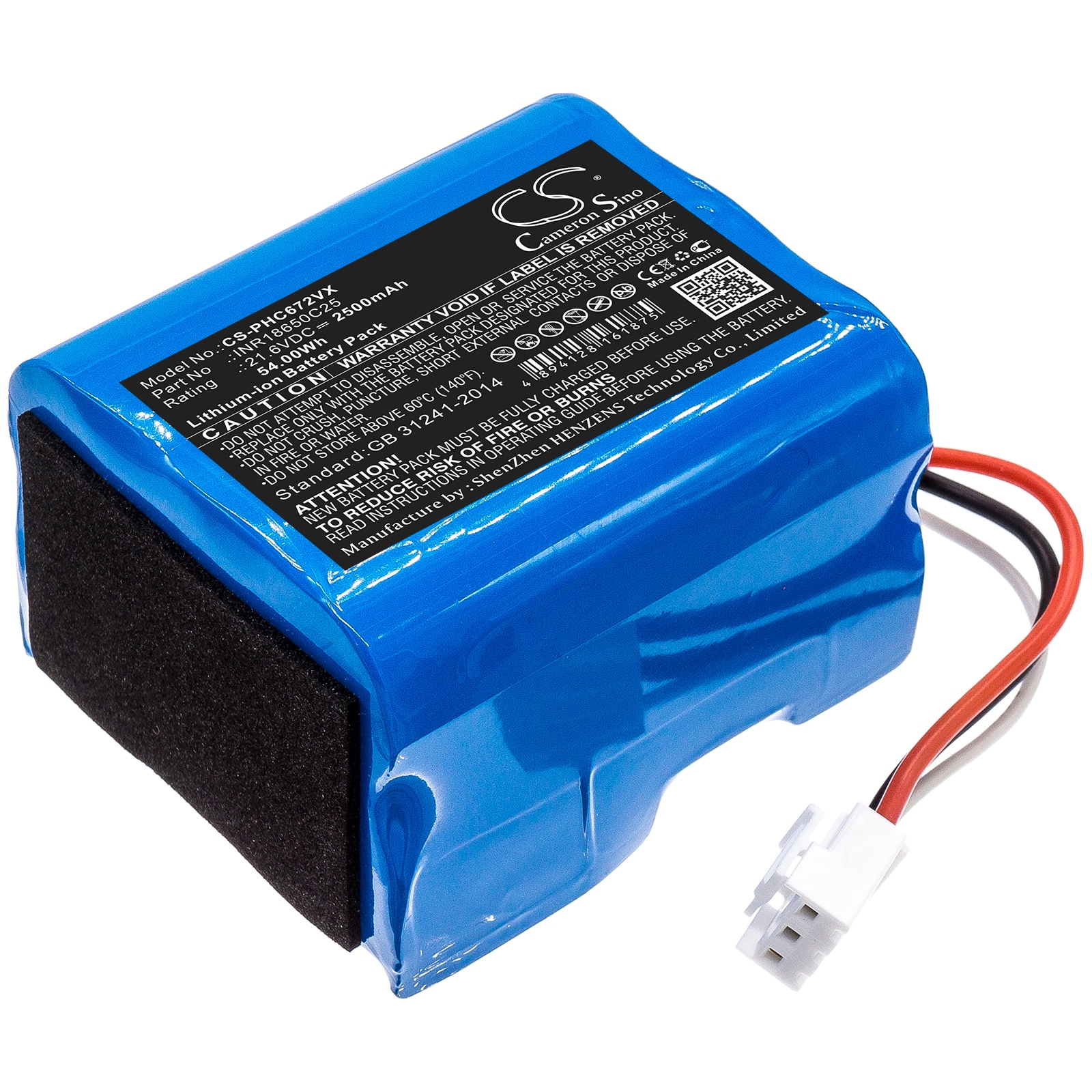 Batteri til støvsuger til Philips SpeedPro, SpeedPro Aqua, FC6726/01 osv.