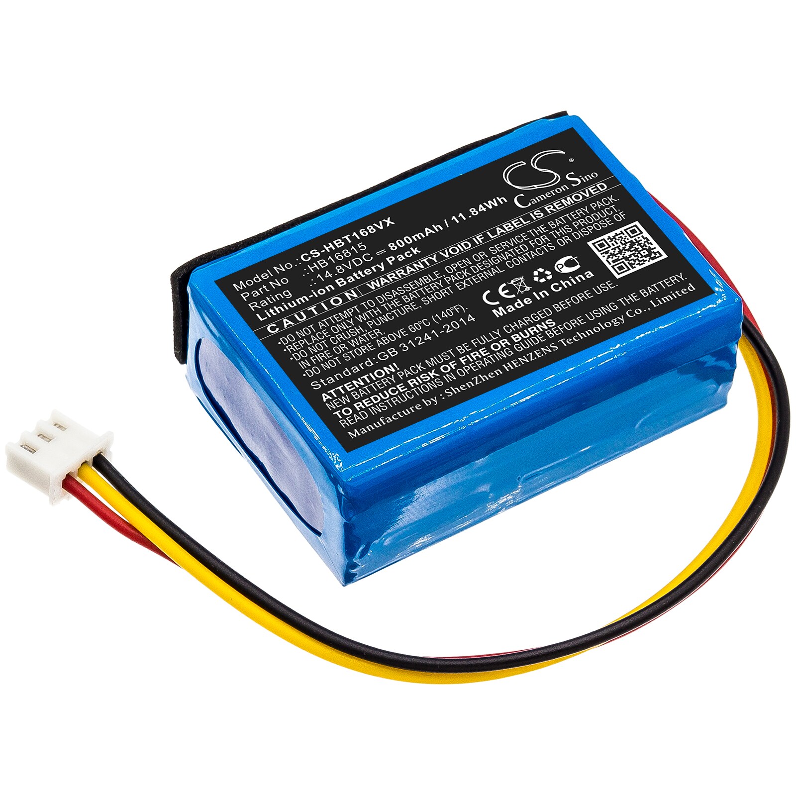 Batteri til vakuum til HOBOT 168, 188, 198 osv.