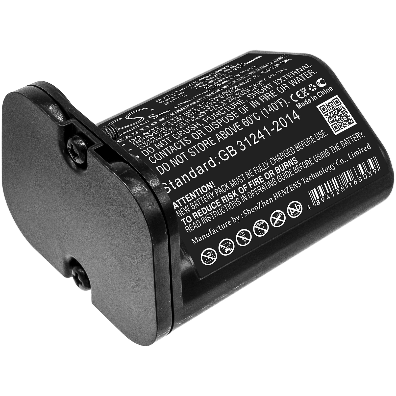 Batteri til støvsuger til iRobot Braava Jet M6, M611020, M612880 og andre.