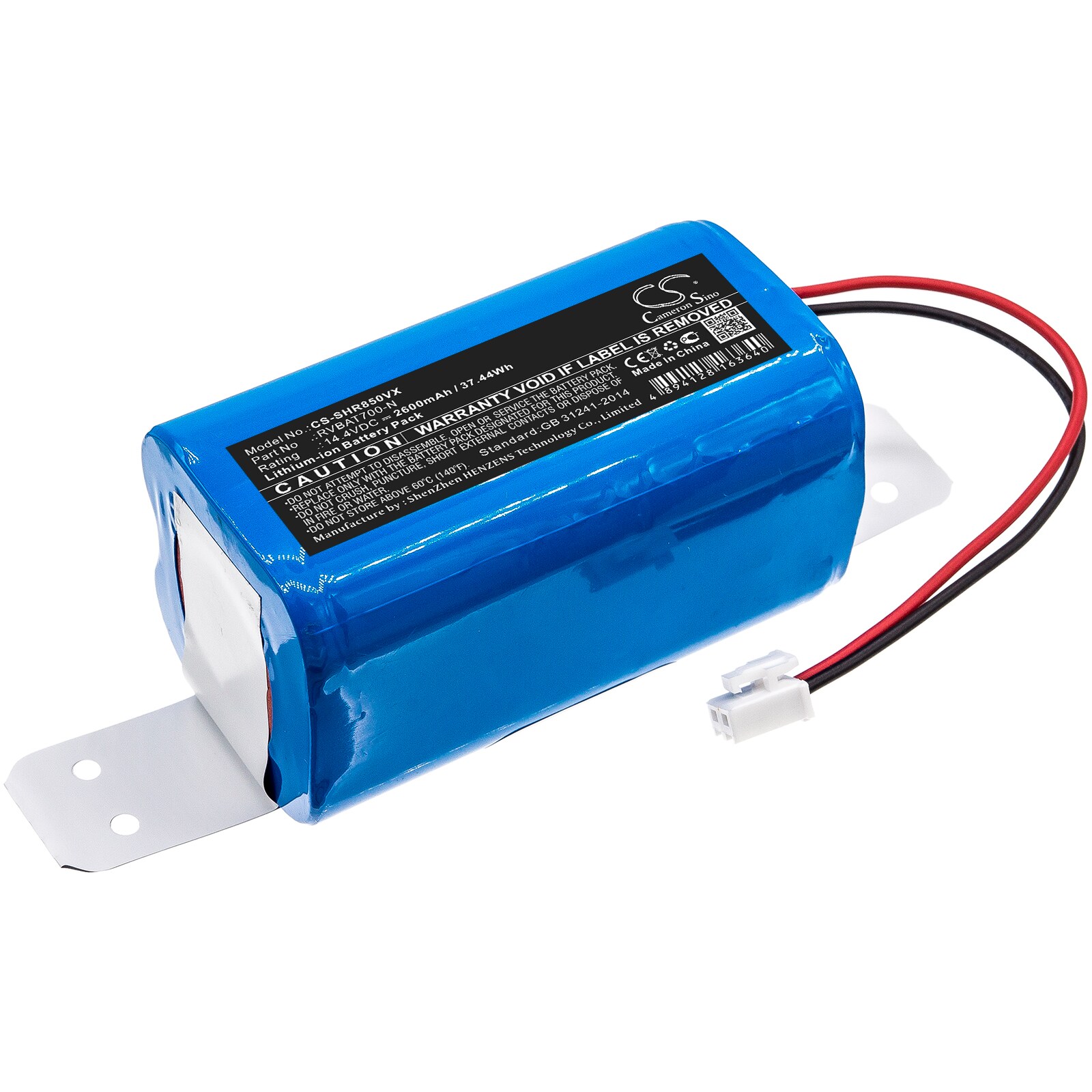 Batteri til støvsuger til Shark RV850BRN, RV850C, RV850WV osv.