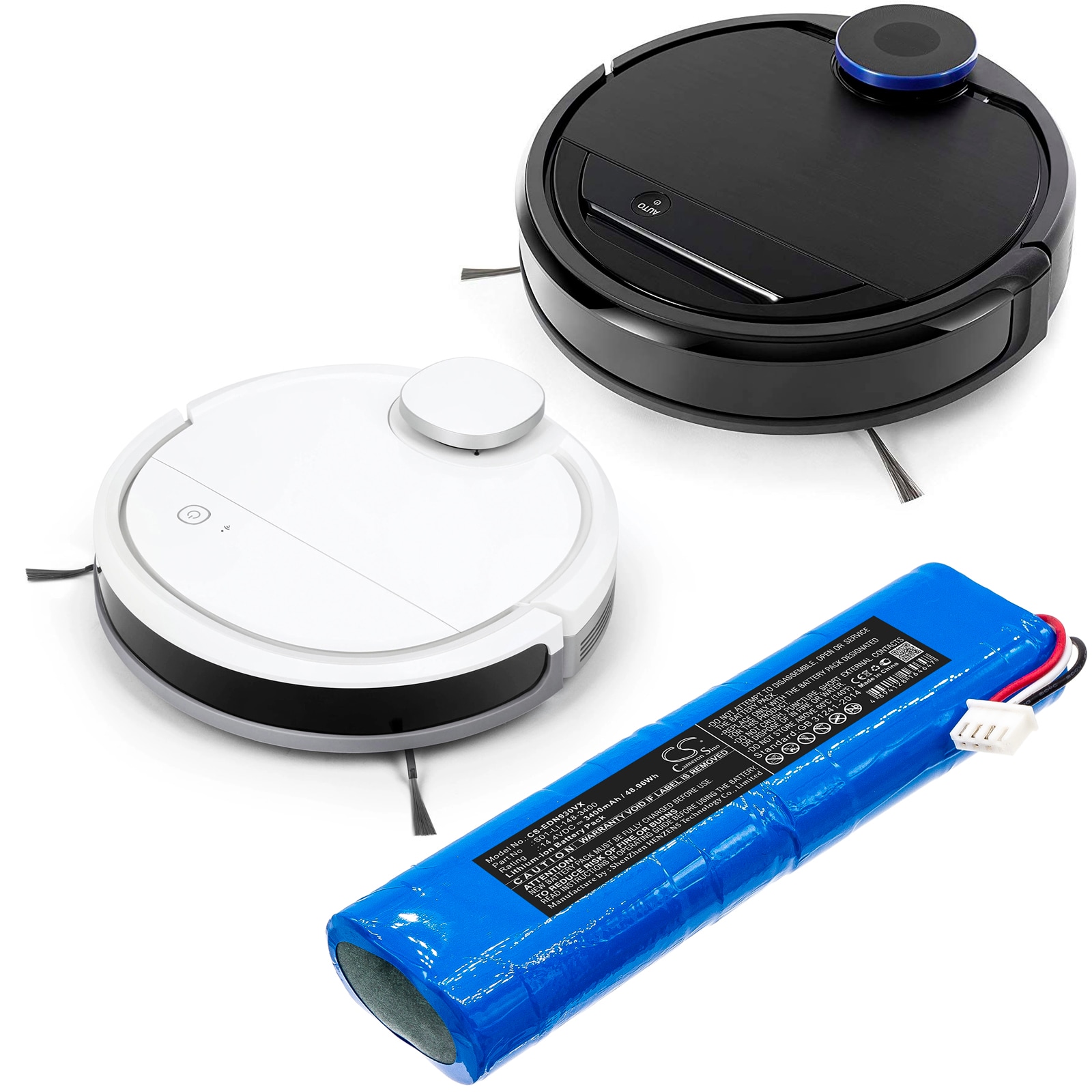 Batteri til robotstøvsugere af typen Yeedi K8, Vac 2 Pro, YDVN11 / Erstatningsbatteri til robotstøvsugere