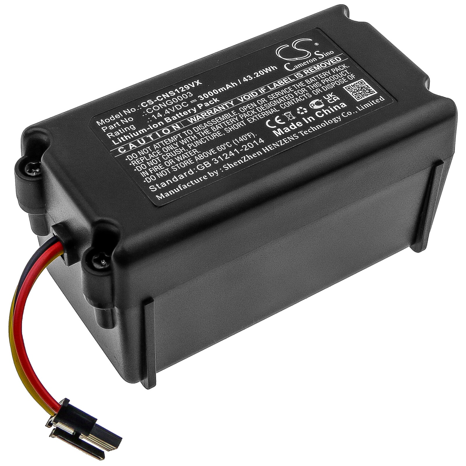 Batteri til støvsuger til CECOTEC CONGA 1490, CONGA 1590, CONGA 1290 osv.