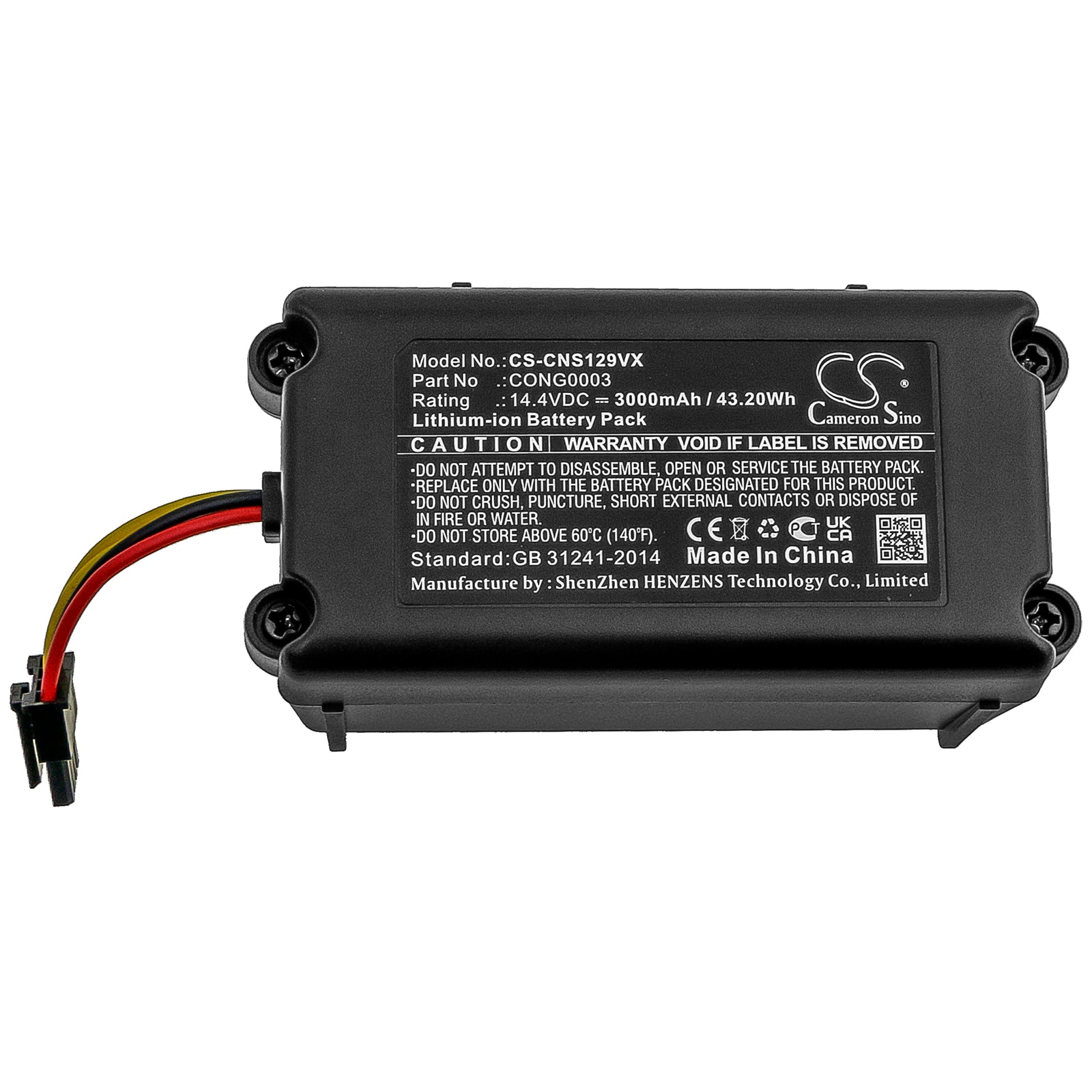 Batteri til støvsuger til CECOTEC CONGA 1490, CONGA 1590, CONGA 1290 osv.