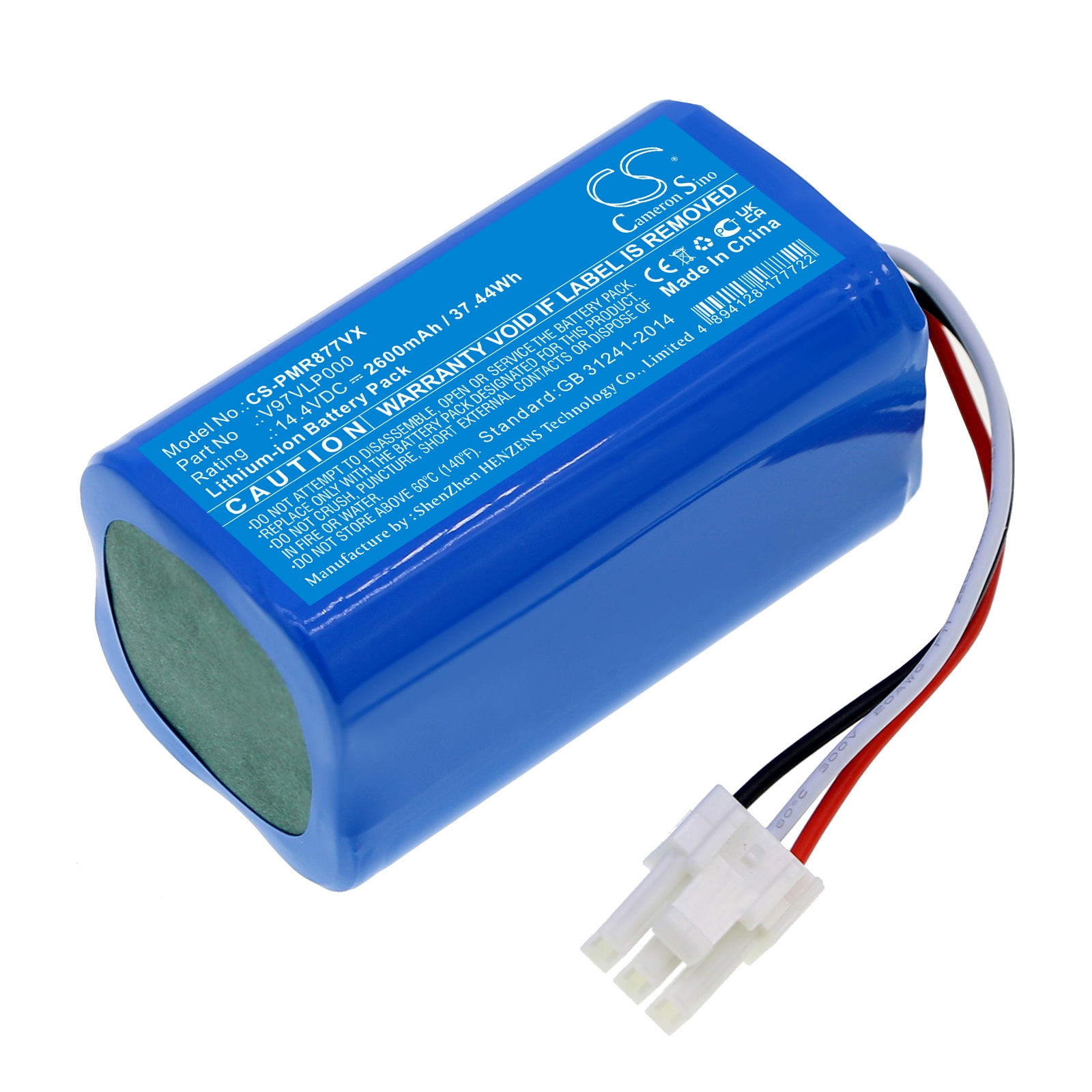 Batteri til vakuum til Liectroux B6009