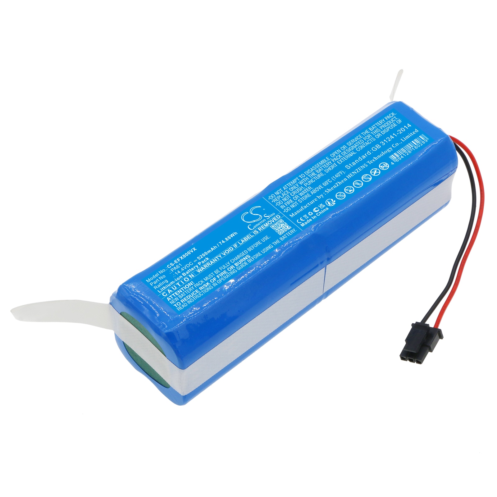 Batteri til støvsuger til Eufy RoboVac X8, RoboVac X8 Hybrid, RoboVac X8 White osv.