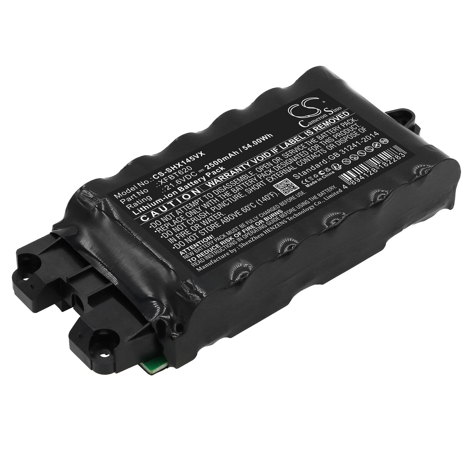 Batteri til støvsuger til Shark IX140, IX141, IZ141 osv.