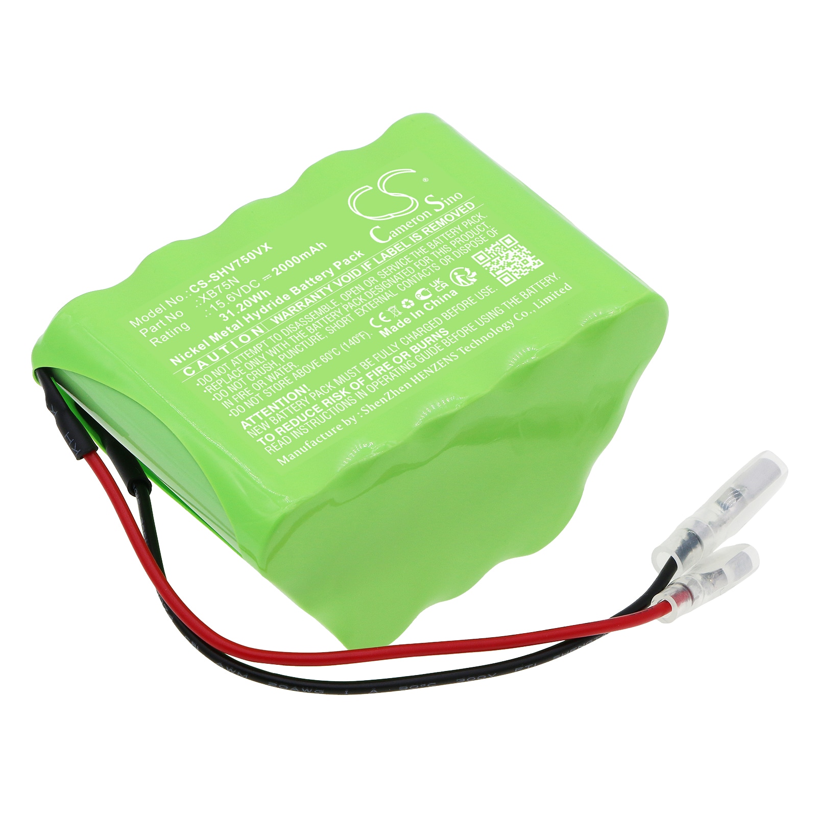 Batteri til støvsuger til Shark SV75_N, SV75Z_N, SV75SP_N osv.