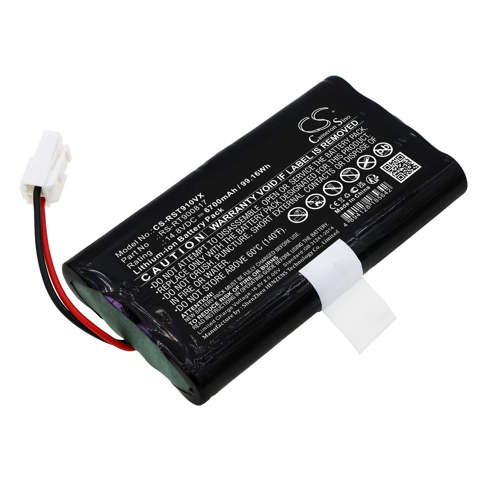 Batteri til støvsuger til Rowenta Smart Force Cyclonic RR8021 og andre.