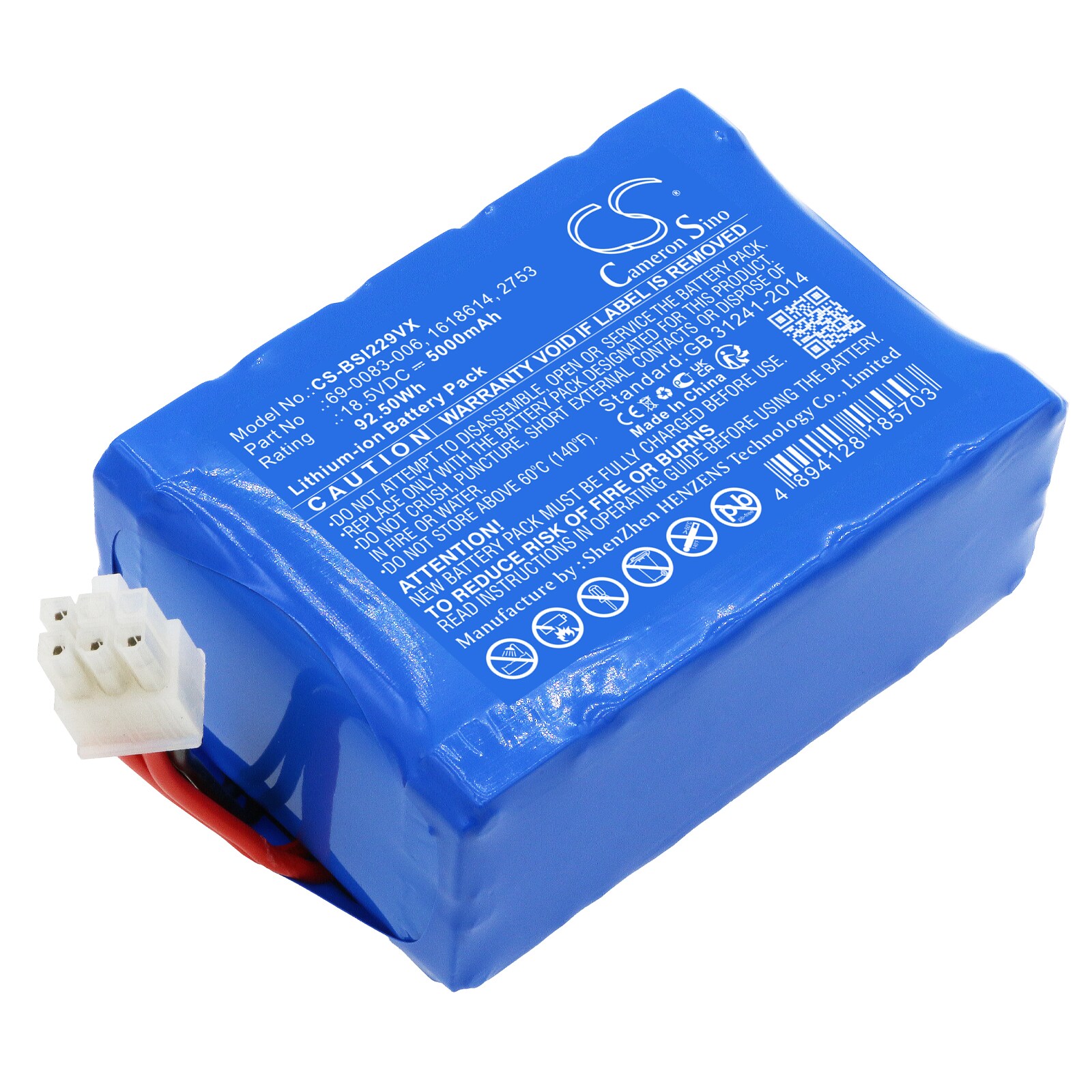 Batteri til støvsuger til Bissell ICONpet 2291, ICONpet 2291A, P488 osv.