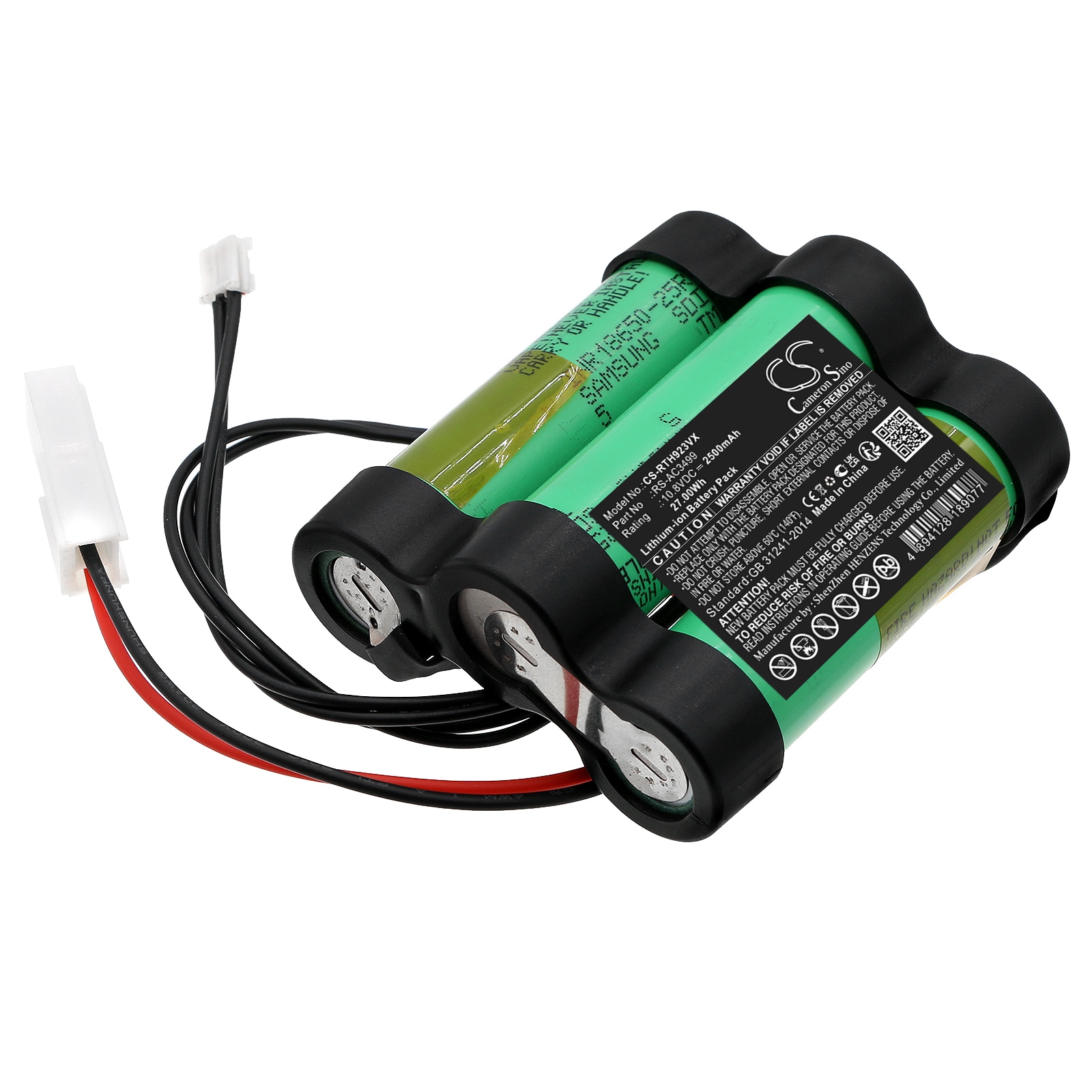 Batteri til støvsuger til Rowenta AC923501, AC923501/9A0, AC923501/9AA