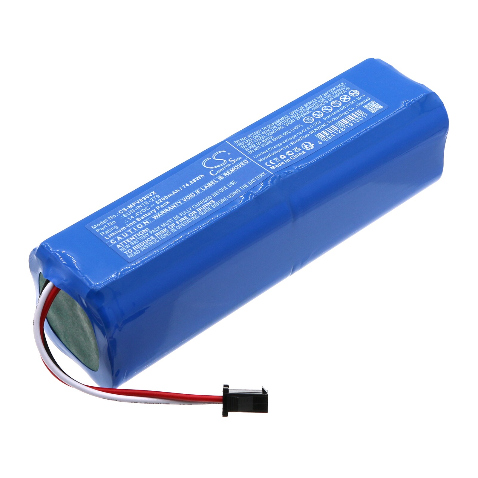 Batteri til støvsuger til Mamibot eXVAC 890, Garlyn SR-800 Max