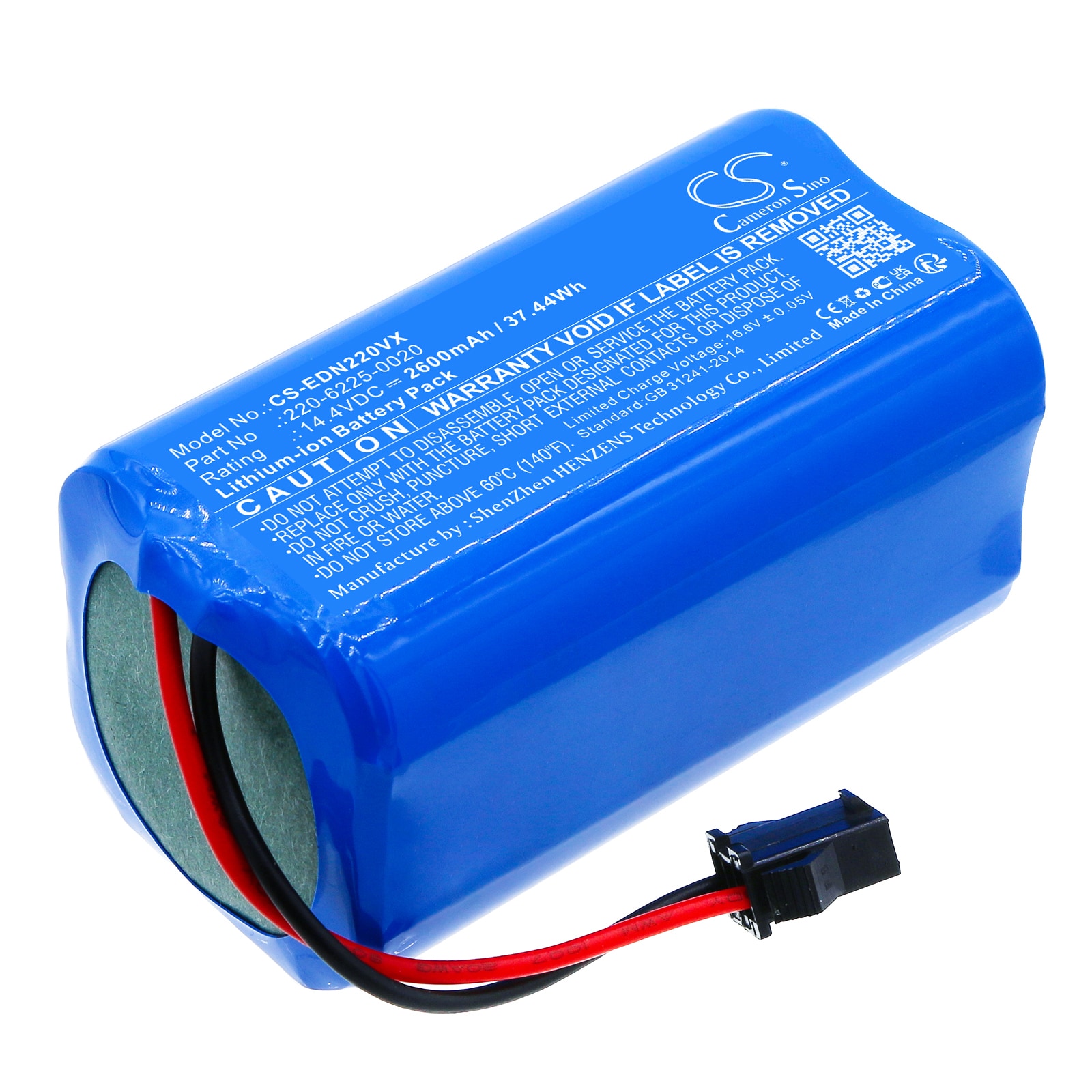 Batteri til støvsuger til Lenovo E1-L, D450
