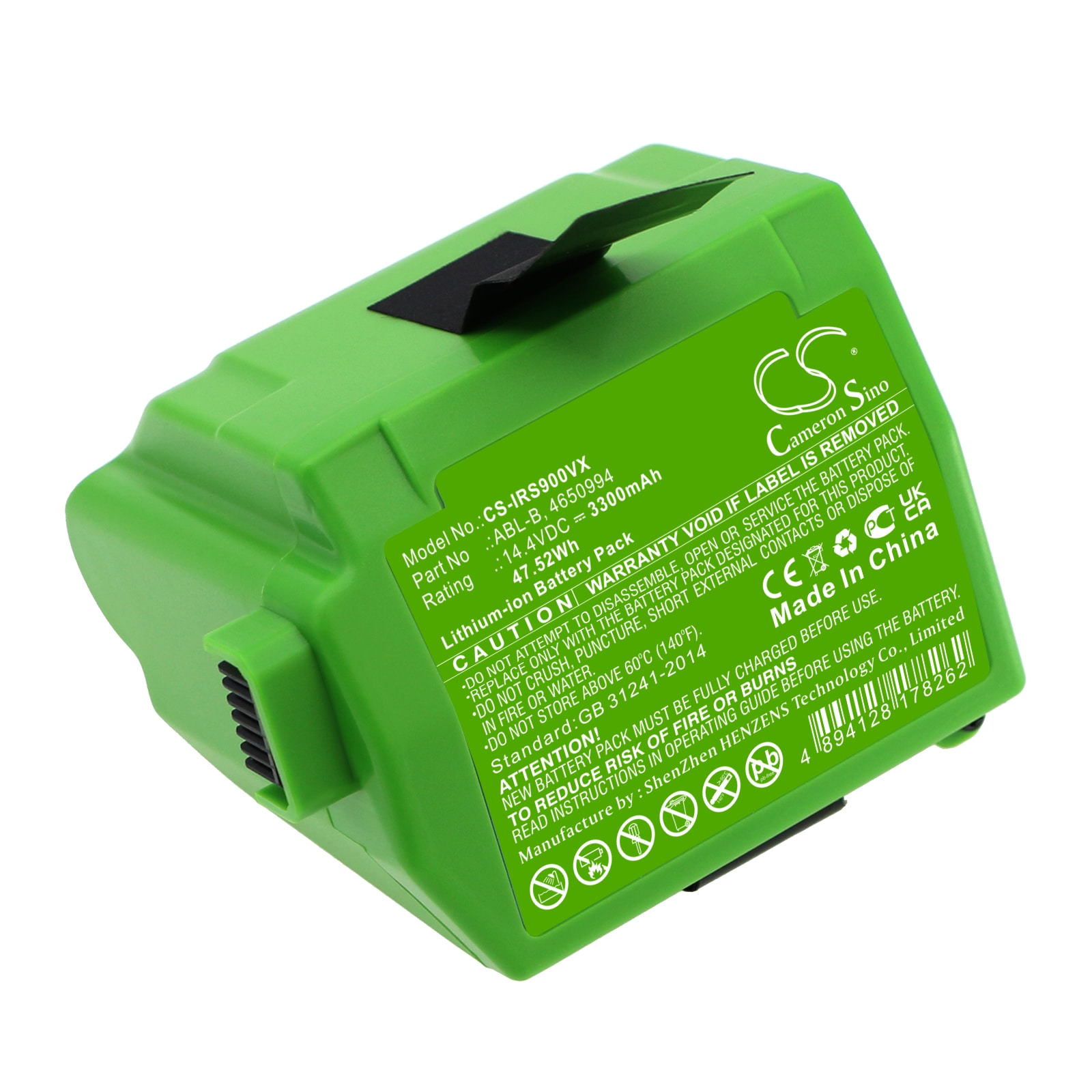 Batteri til støvsuger til iRobot Roomba S9, Roomba S9+, S955020