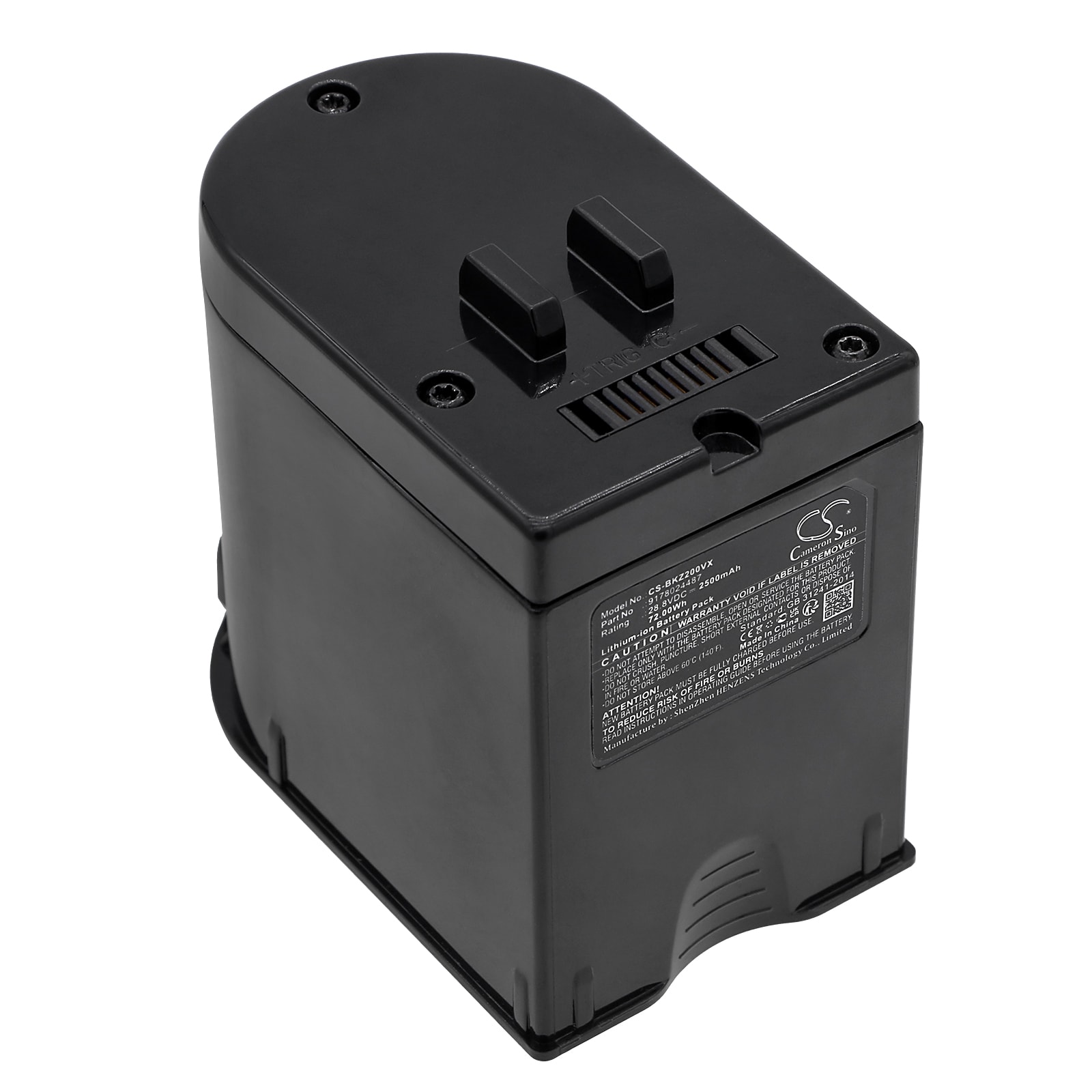Batteri til støvsuger til Beko ZB2007, PowerClean ZB1858, Acti-flex VRT 94929 VI