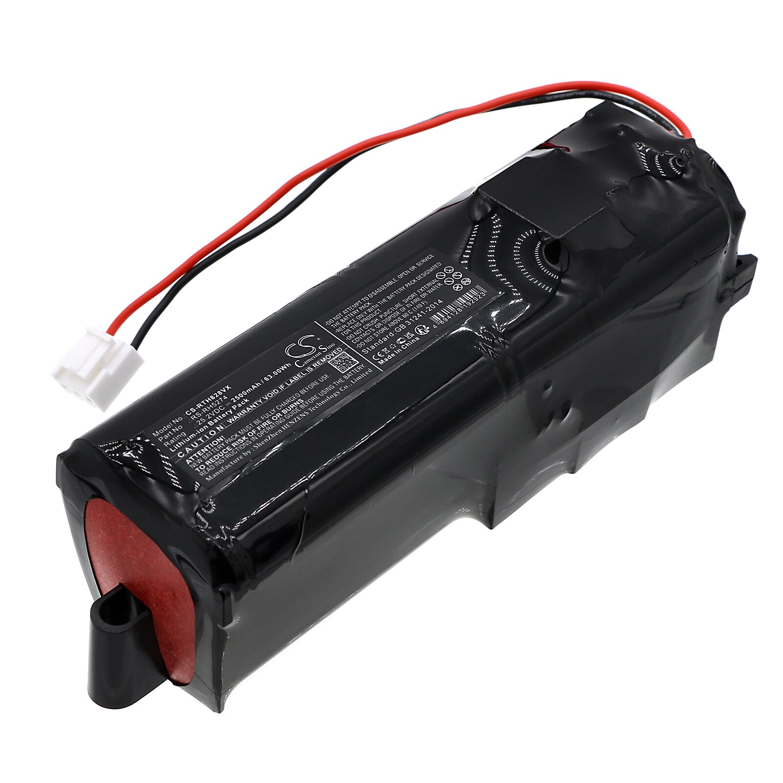 Batteri til støvsuger til Rowenta RH8827WO/2D0, RH8827WO/2D2, RH8828 og andre.