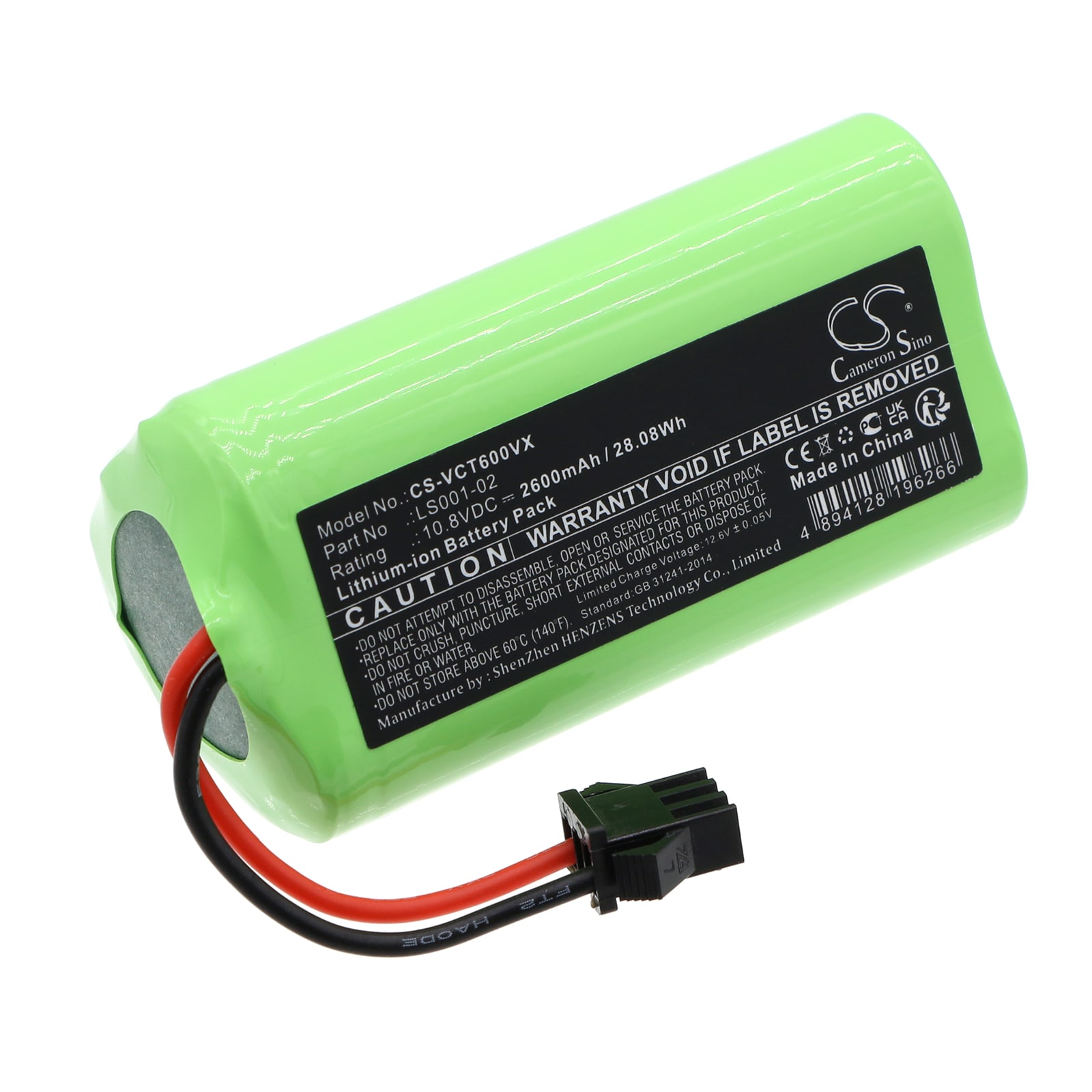 Batteri til støvsuger til Vactidy T6, T7, T8