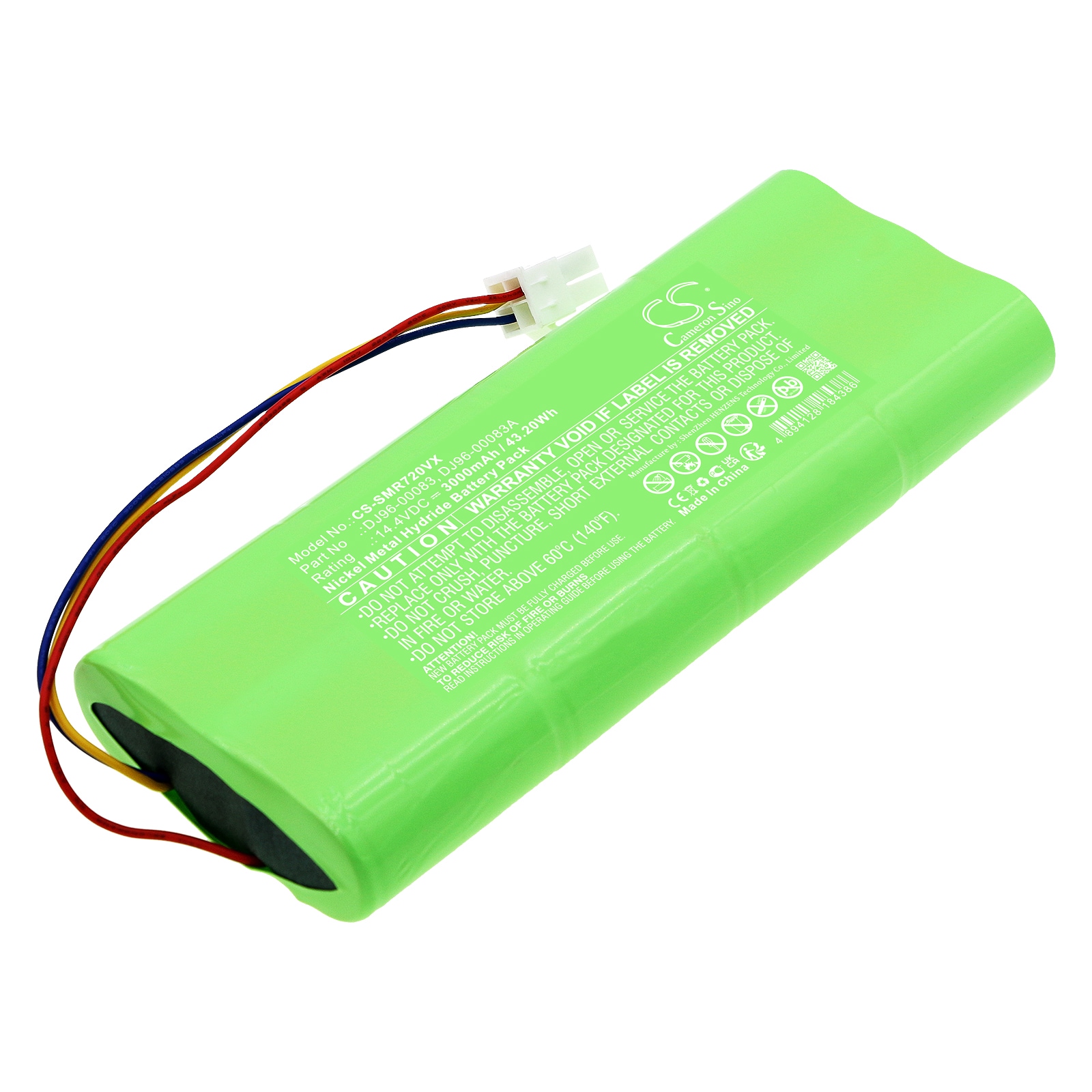 Batteri til støvsuger til Samsung VC-RE7OV, VC-RE72V
